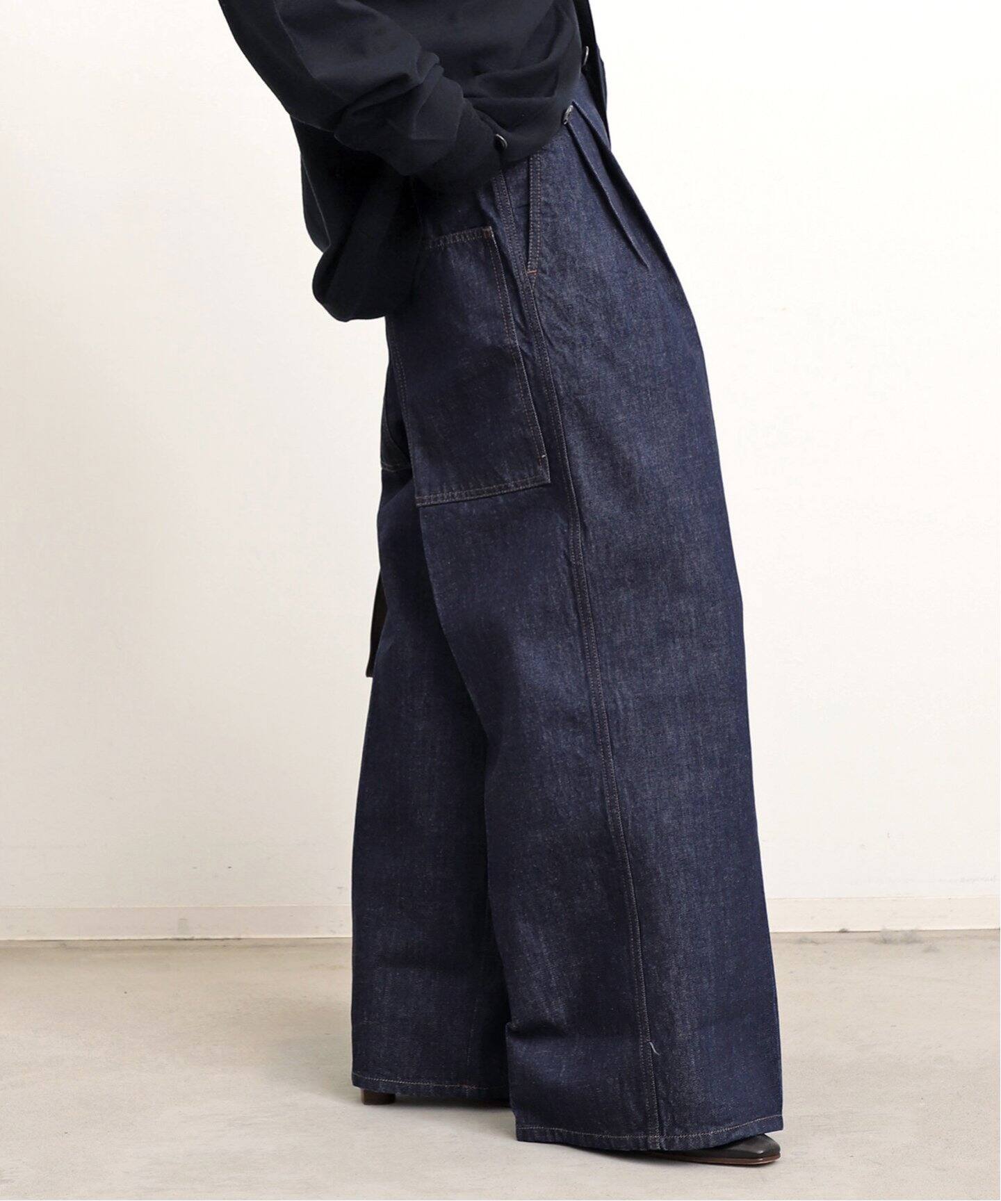 KALLMEYER/カルメイヤー】 DEEP POCKET WIDE LEG DENIM（デニムパンツ 