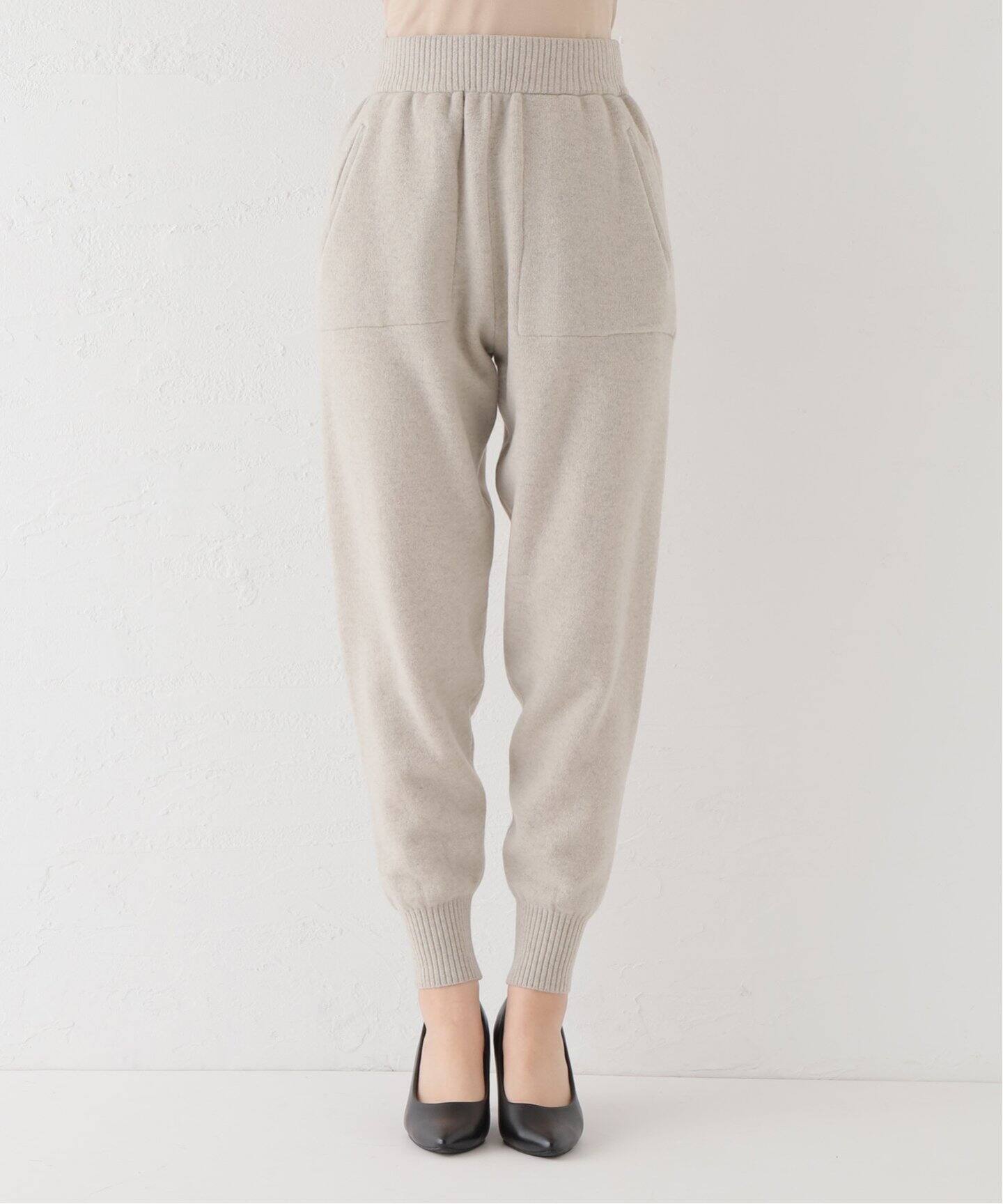 ELE STOLYOF/エレ ストリオフ】Wool pile Reversible Knit Pants 