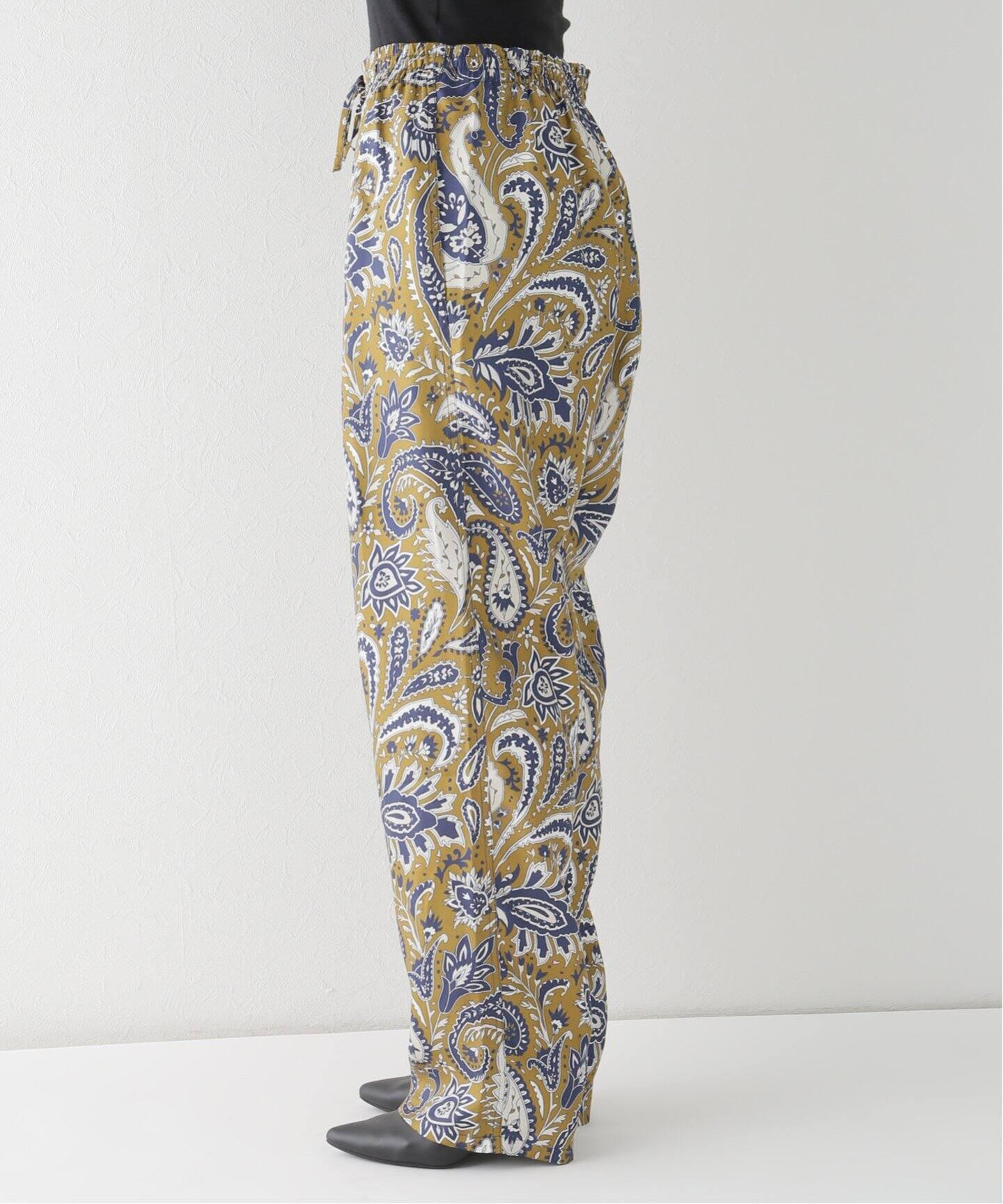 BANANATIME / バナナタイム】EASY PANT (JUMBO PAISLEY)（スラックス 
