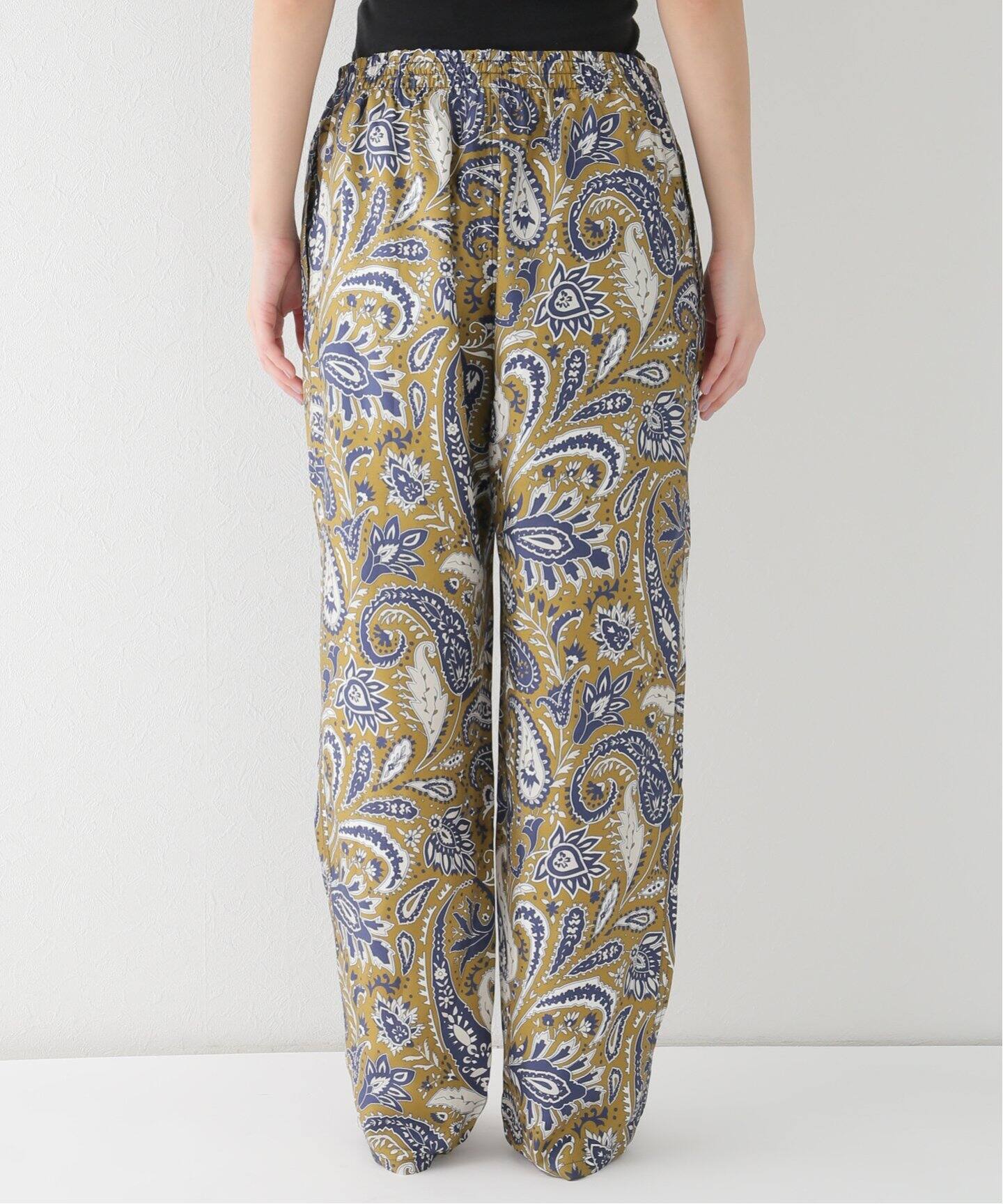 BANANATIME / バナナタイム】EASY PANT (JUMBO PAISLEY)（スラックス 