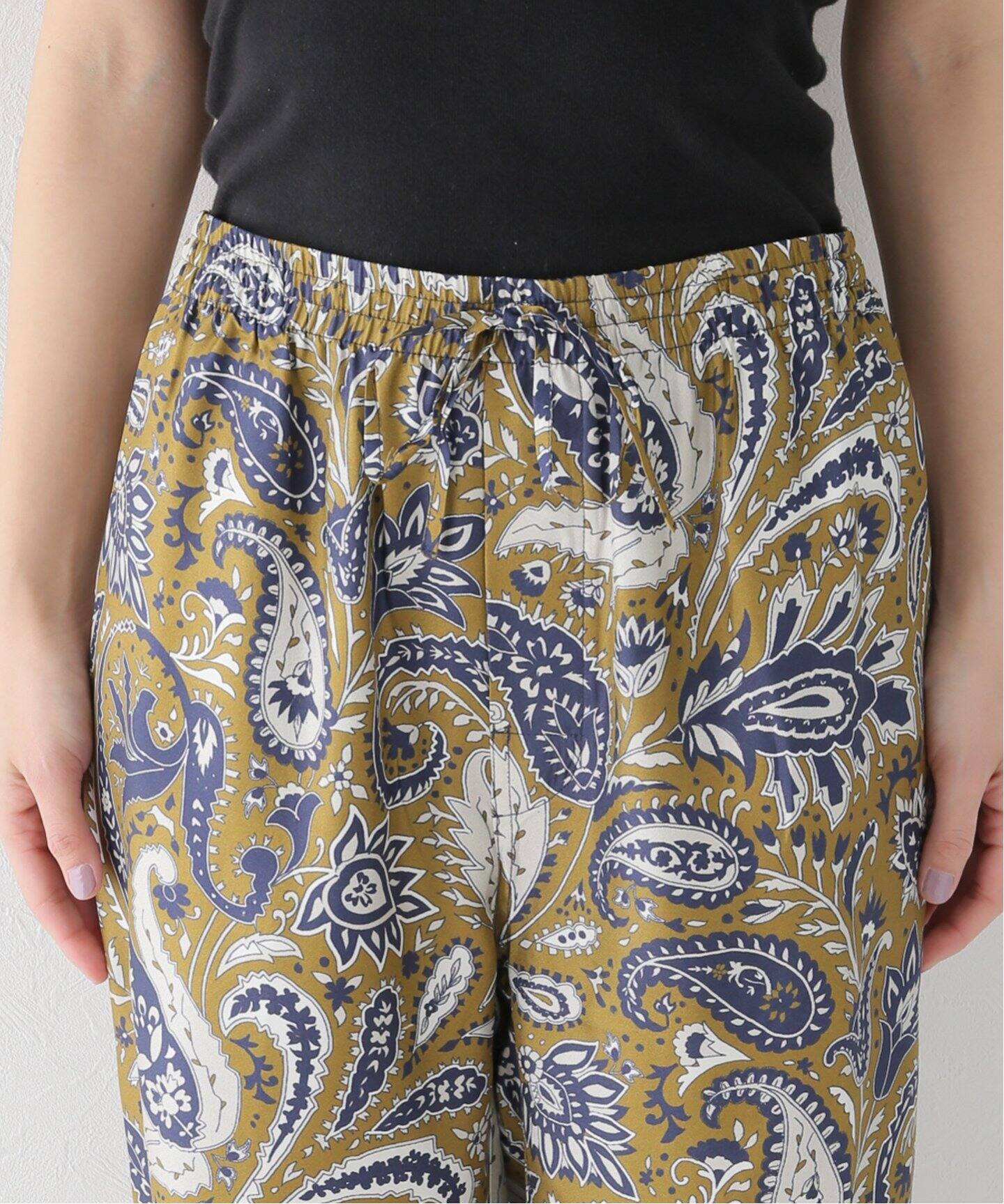 BANANATIME / バナナタイム】EASY PANT (JUMBO PAISLEY)（スラックス  