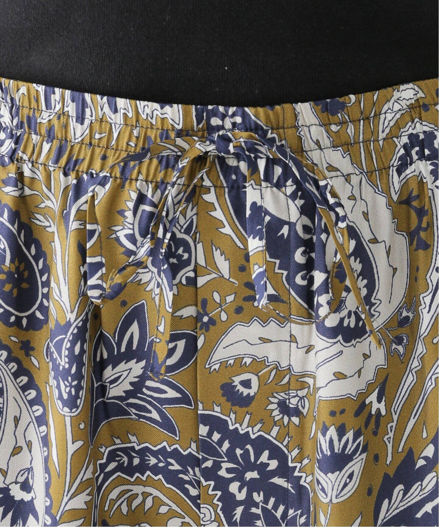 BANANATIME / バナナタイム】EASY PANT (JUMBO PAISLEY)（スラックス 
