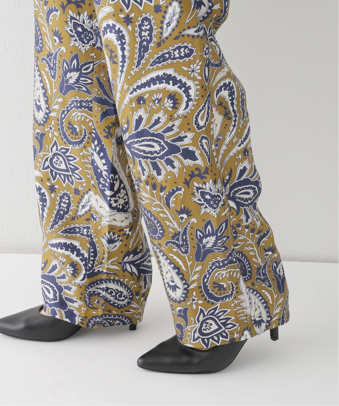 BANANATIME / バナナタイム】EASY PANT (JUMBO PAISLEY)（スラックス 