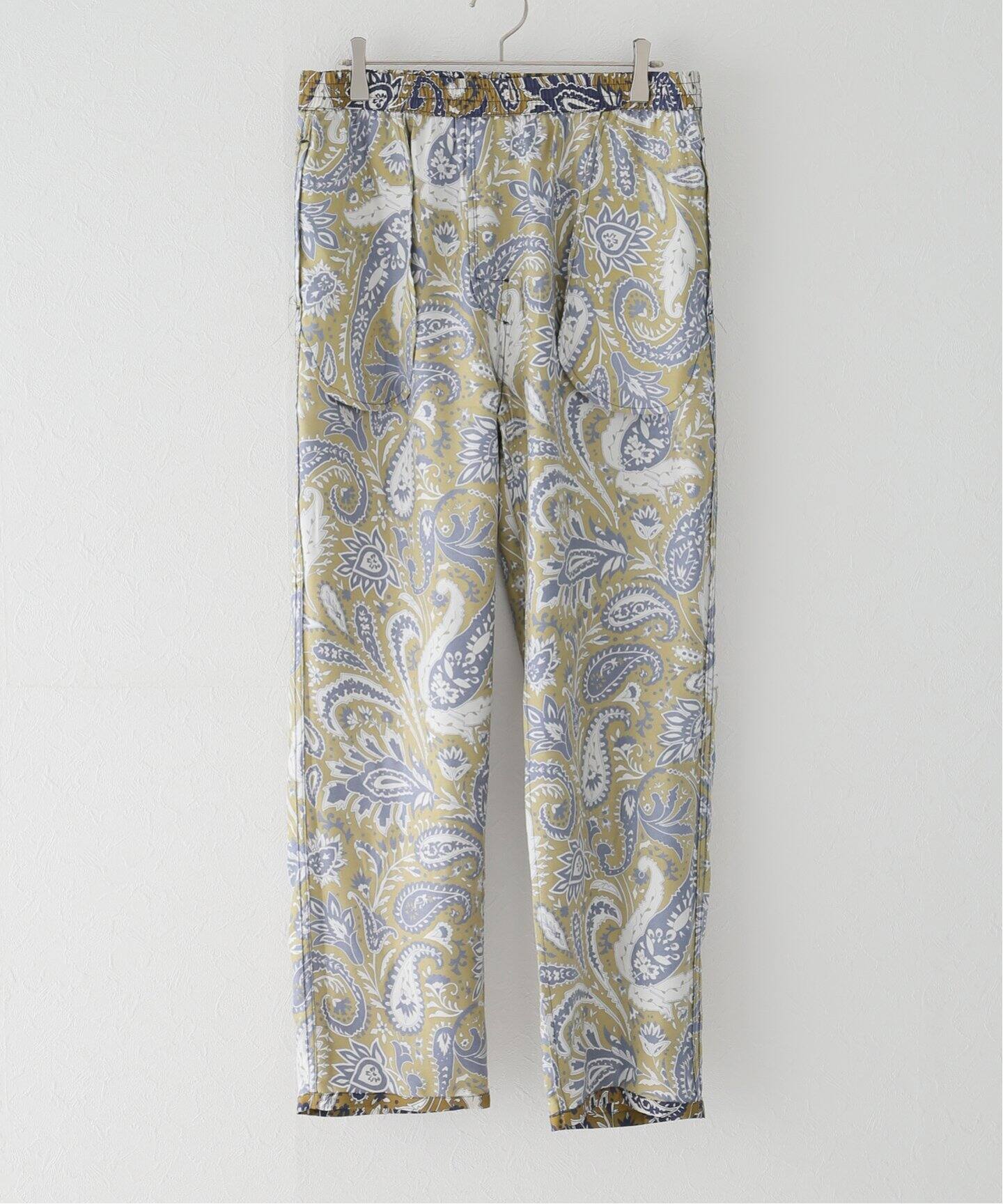 BANANATIME / バナナタイム】EASY PANT (JUMBO PAISLEY)（スラックス 