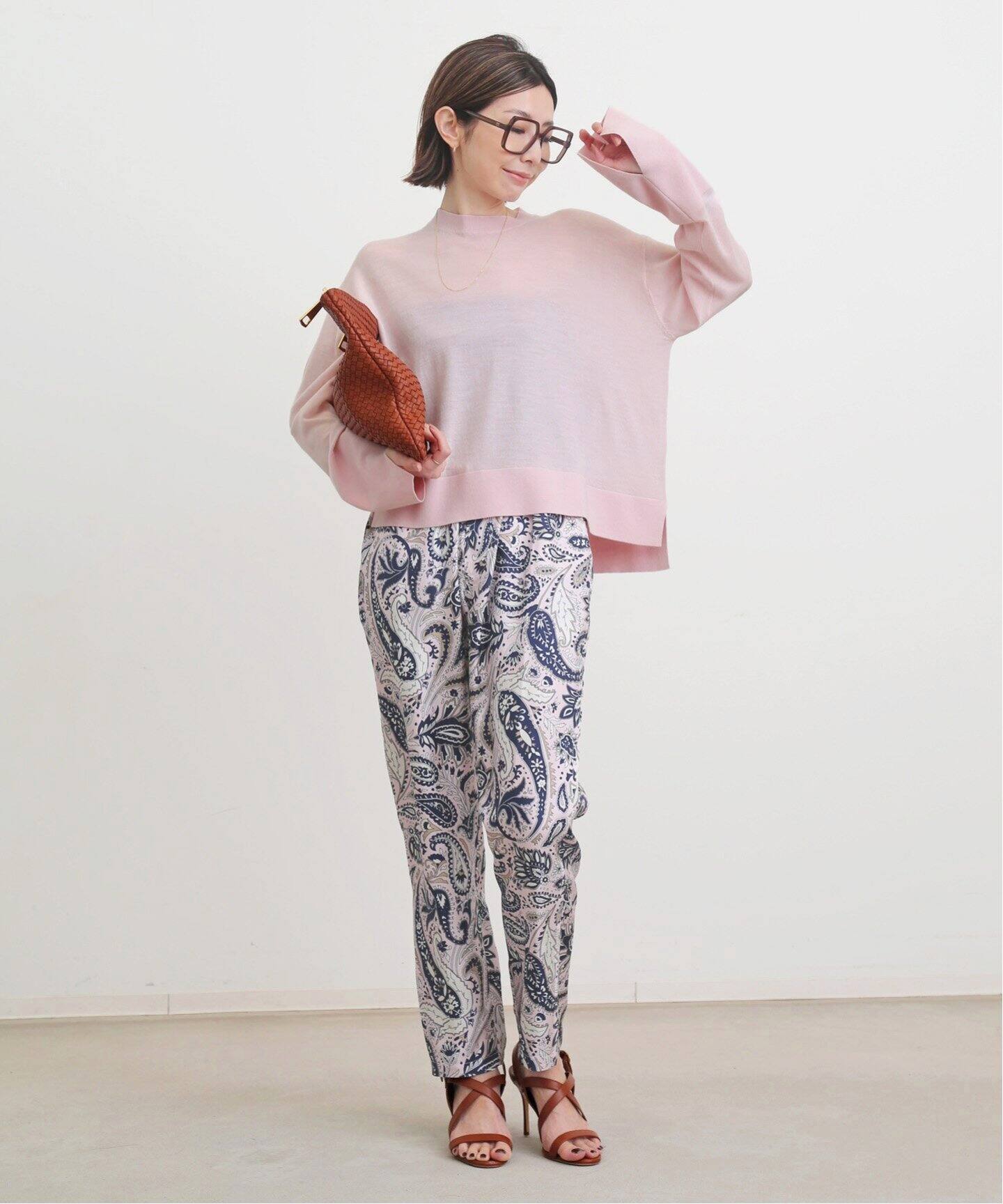 BANANATIME / バナナタイム】TAPERED PANT (JUMBO PAISLEY 