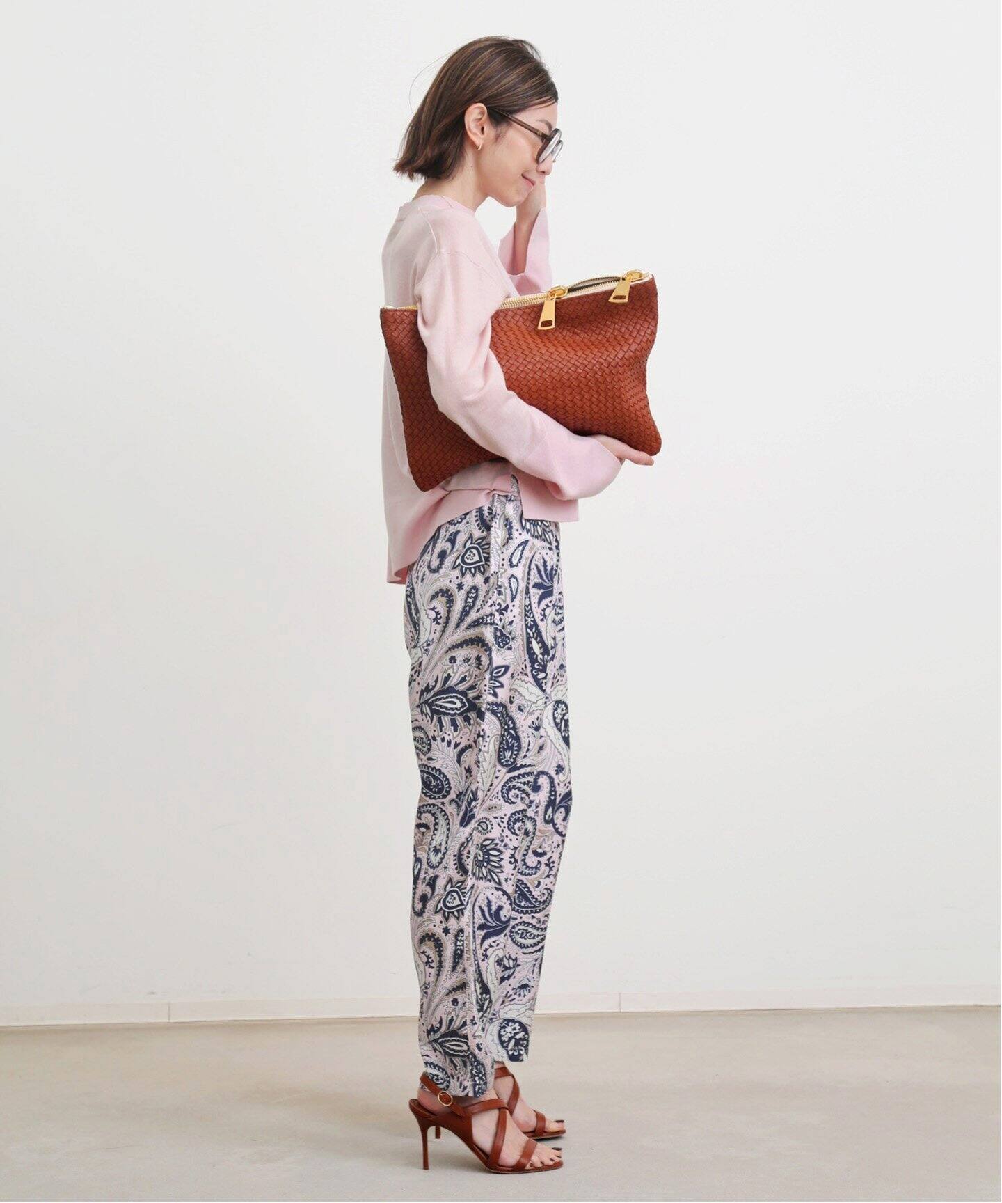 BANANATIME / バナナタイム】TAPERED PANT (JUMBO PAISLEY 