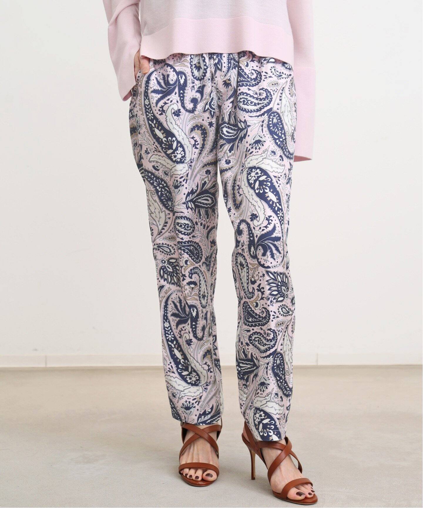 BANANATIME / バナナタイム】TAPERED PANT (JUMBO PAISLEY  