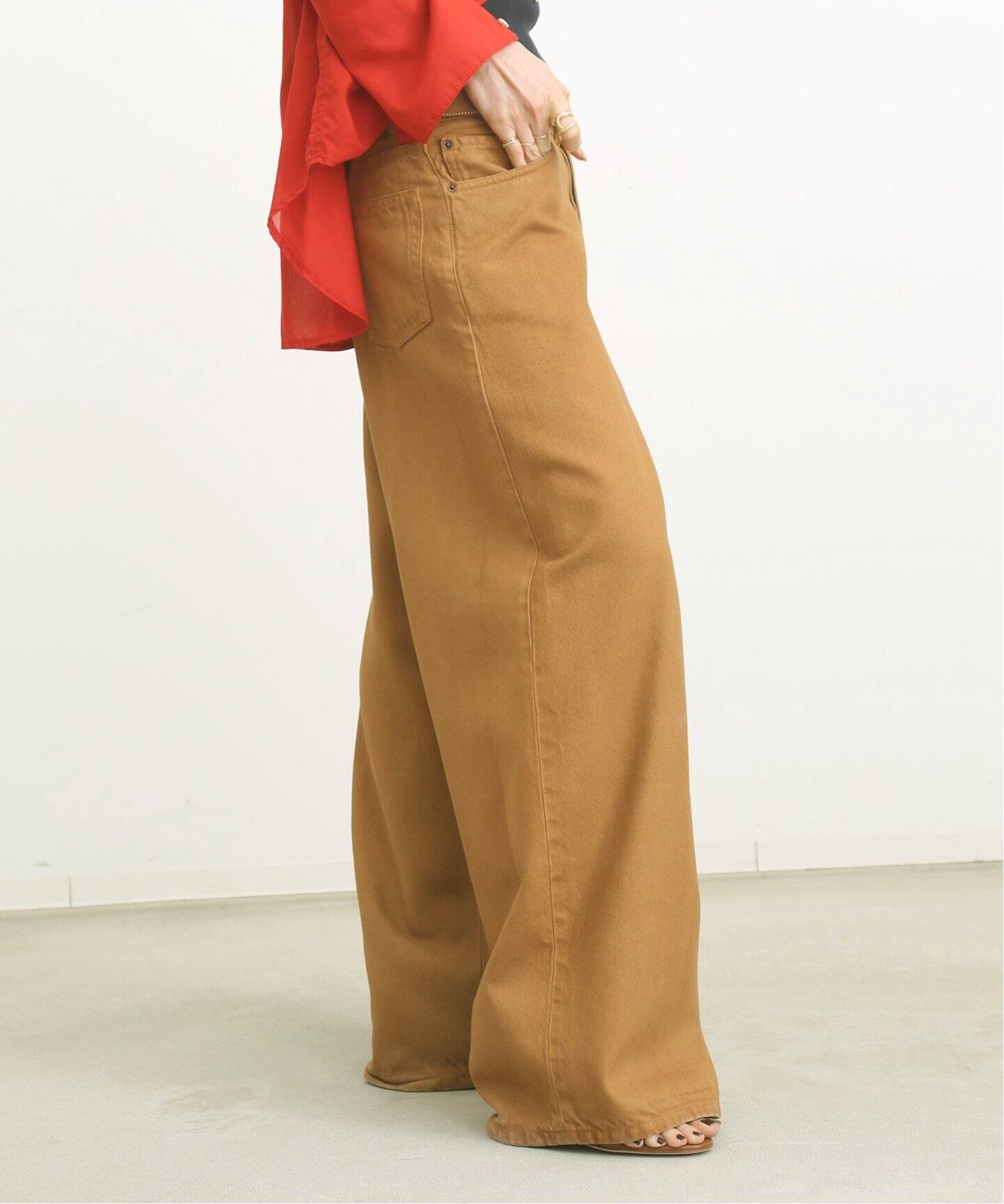 HAIKURE/ハイクレ】 BETHANY WIDE DENIM（デニムパンツ・ジーンズ）｜L 