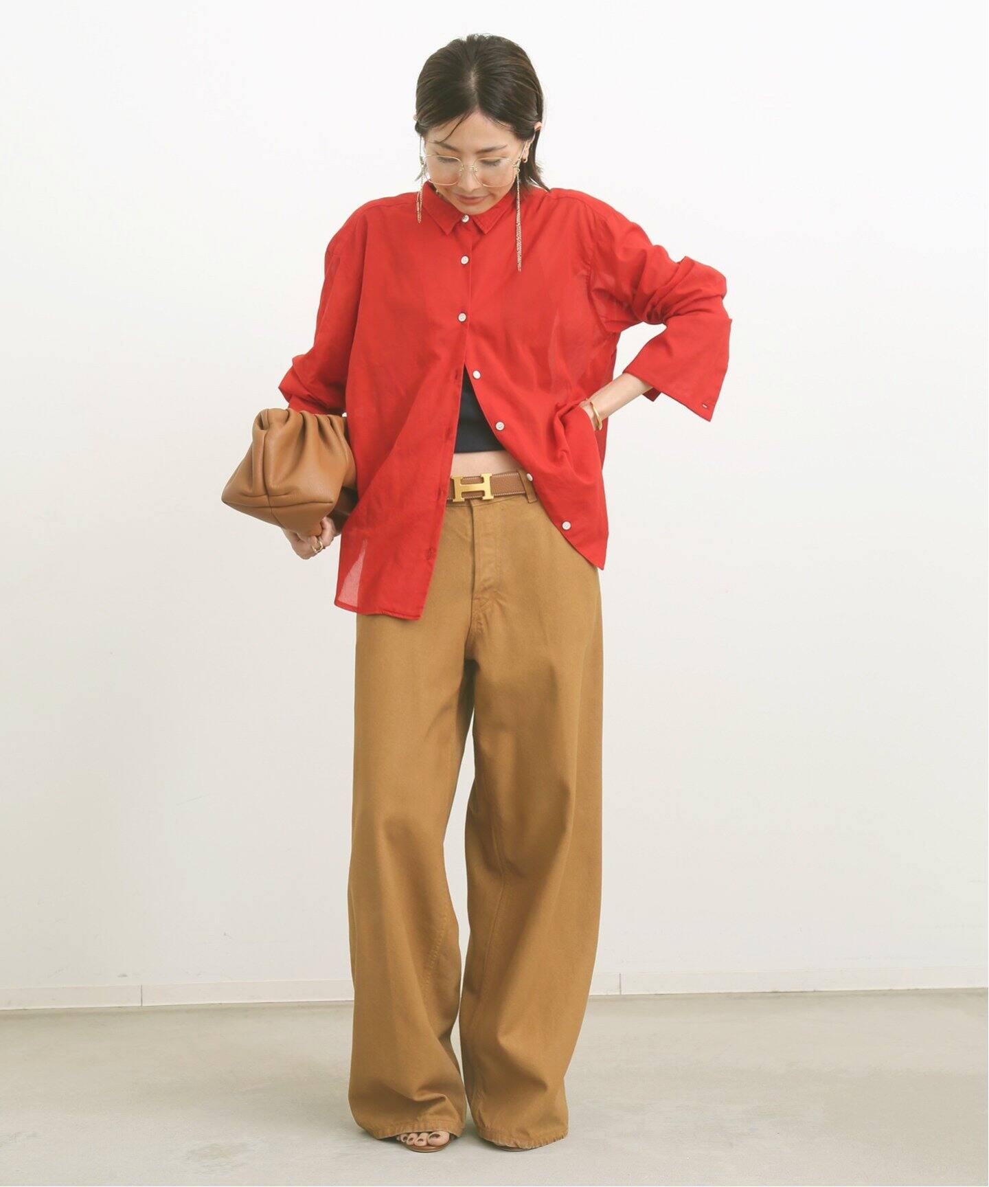 HAIKURE/ハイクレ】 BETHANY WIDE DENIM（デニムパンツ・ジーンズ）｜L  