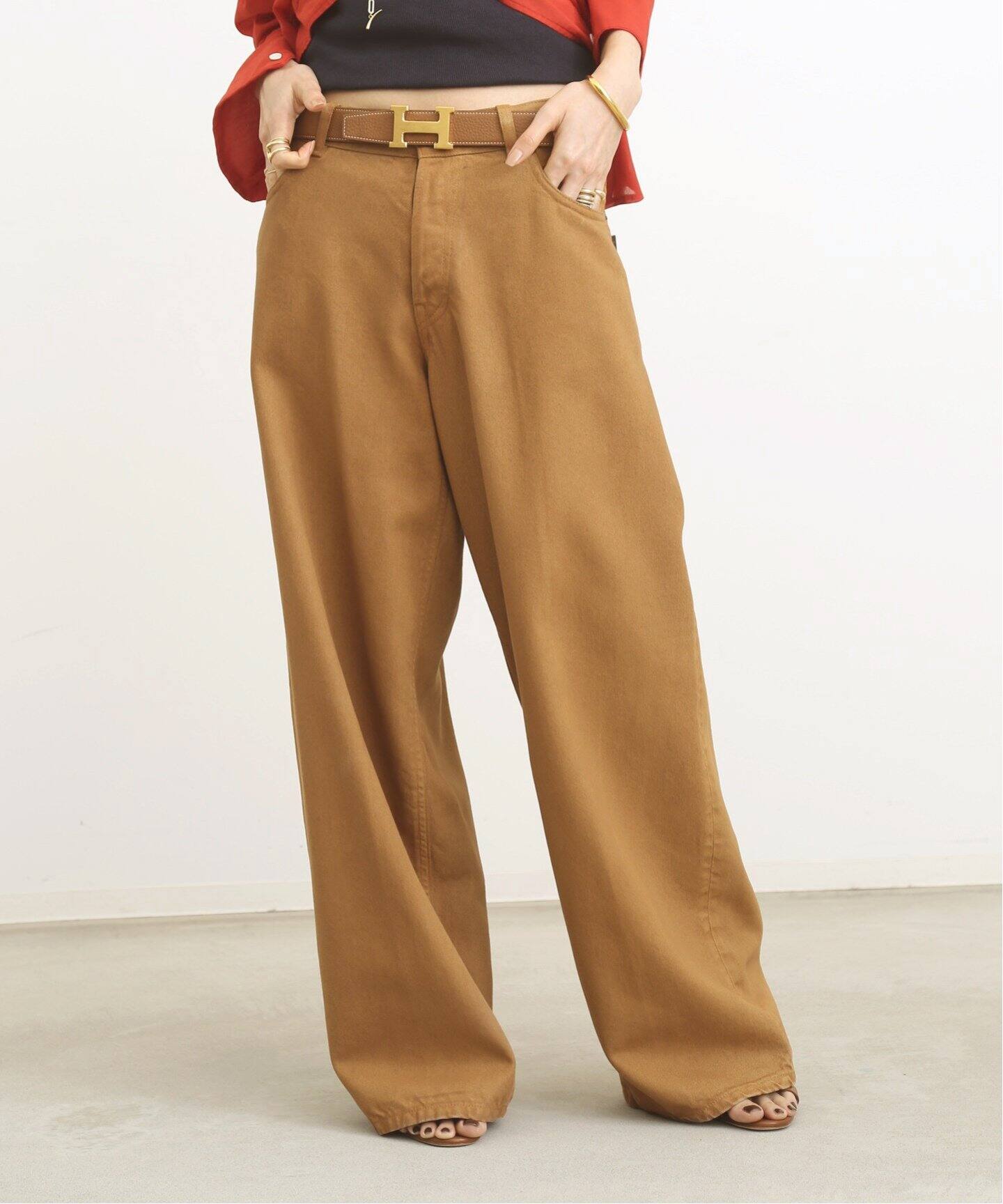 HAIKURE/ハイクレ】 BETHANY WIDE DENIM（デニムパンツ・ジーンズ）｜L  