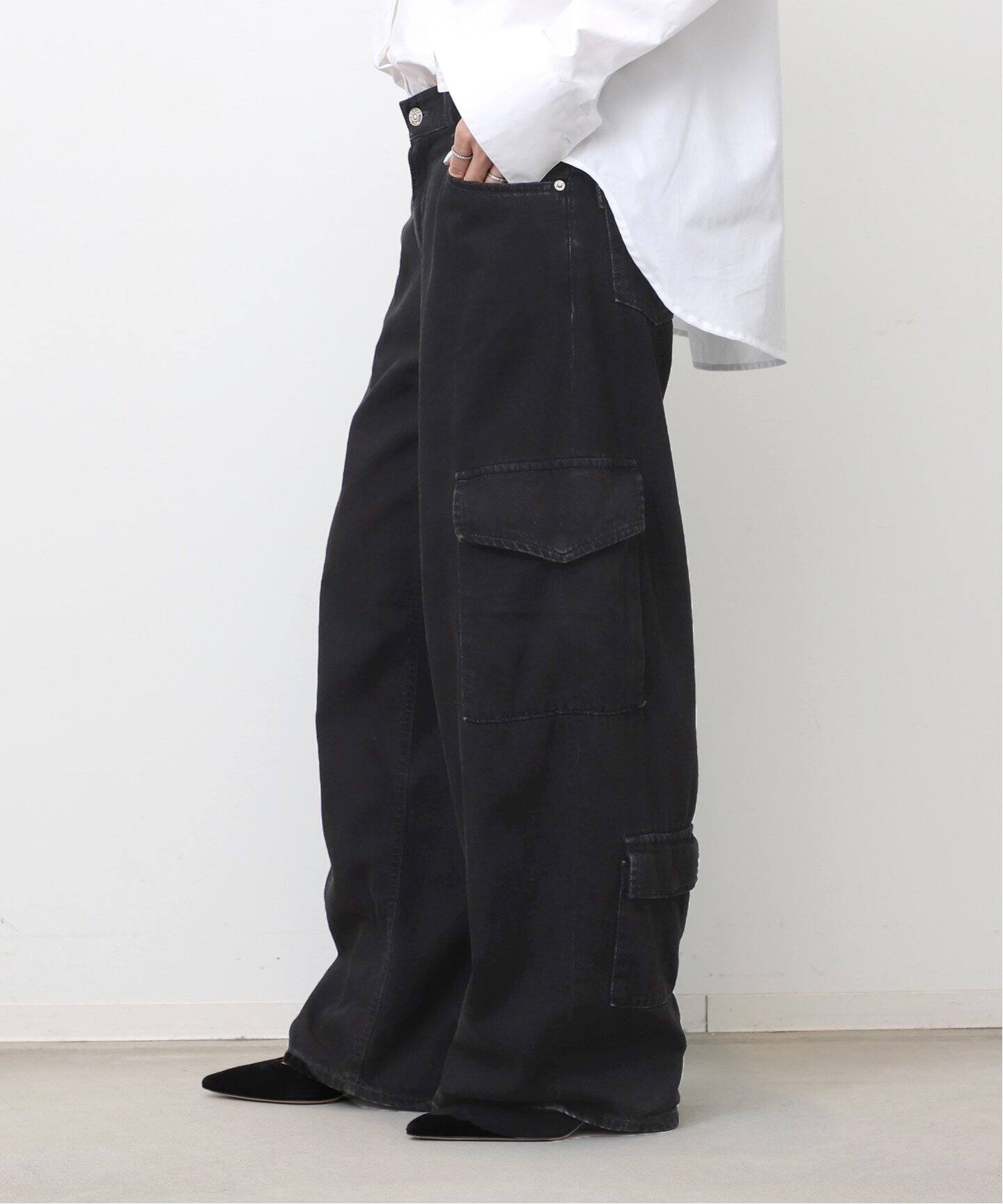 HAIKURE/ハイクレ】 BETHANY CARGO DENIM（カーゴパンツ）｜L 