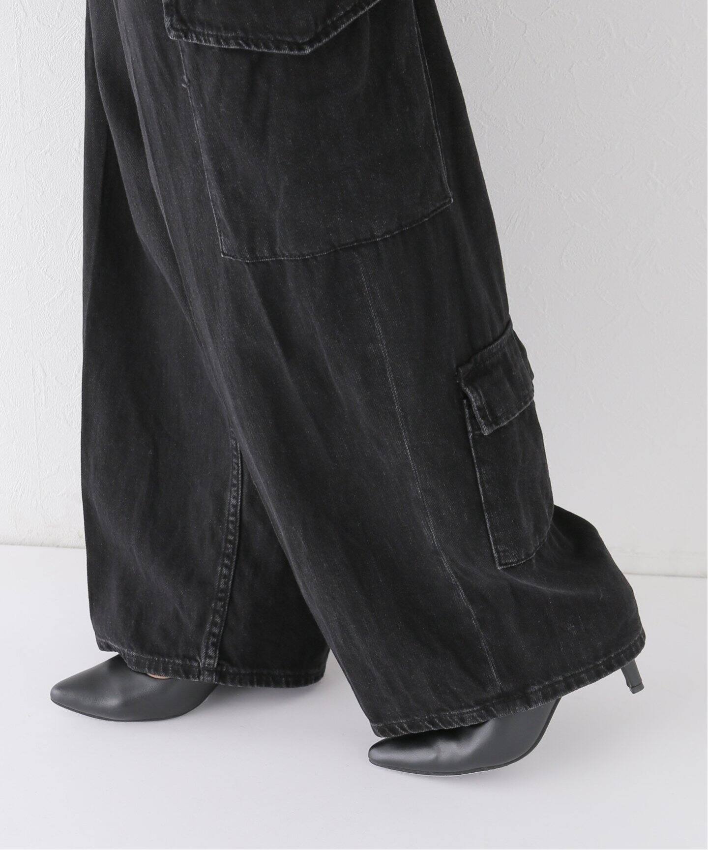 美品】HAIKURE ハイクレ BETHANY CARGO DENIM 25 