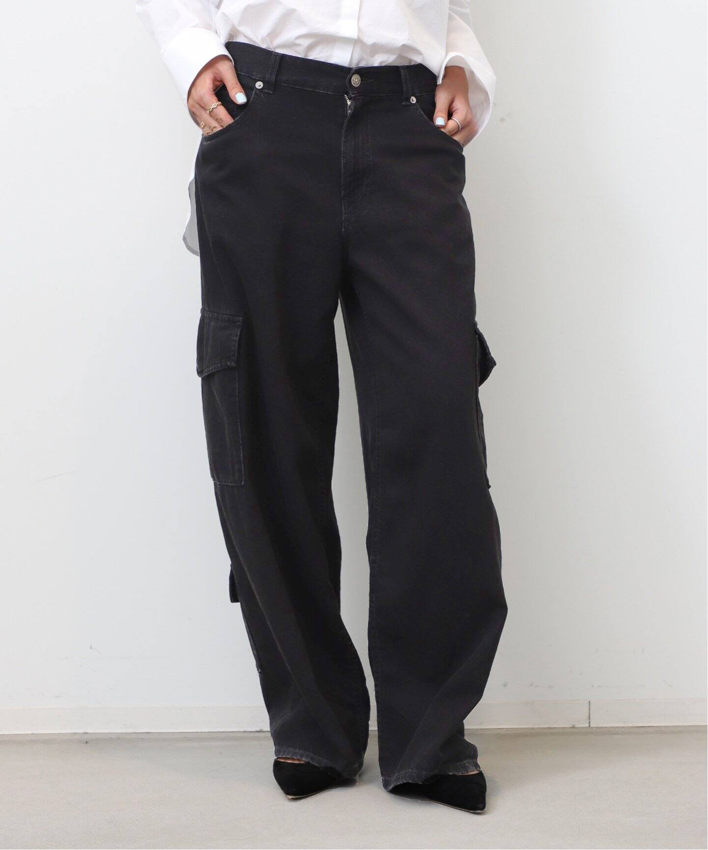 HAIKURE/ハイクレ】 BETHANY CARGO DENIM（カーゴパンツ）｜L 