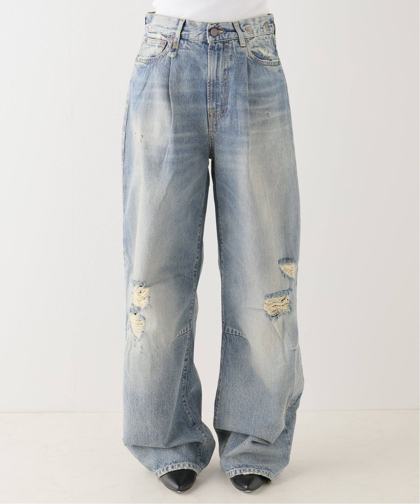 R13/アールサーティーン】 WAYNE ARTICULATED KNEE JEAN（デニムパンツ 