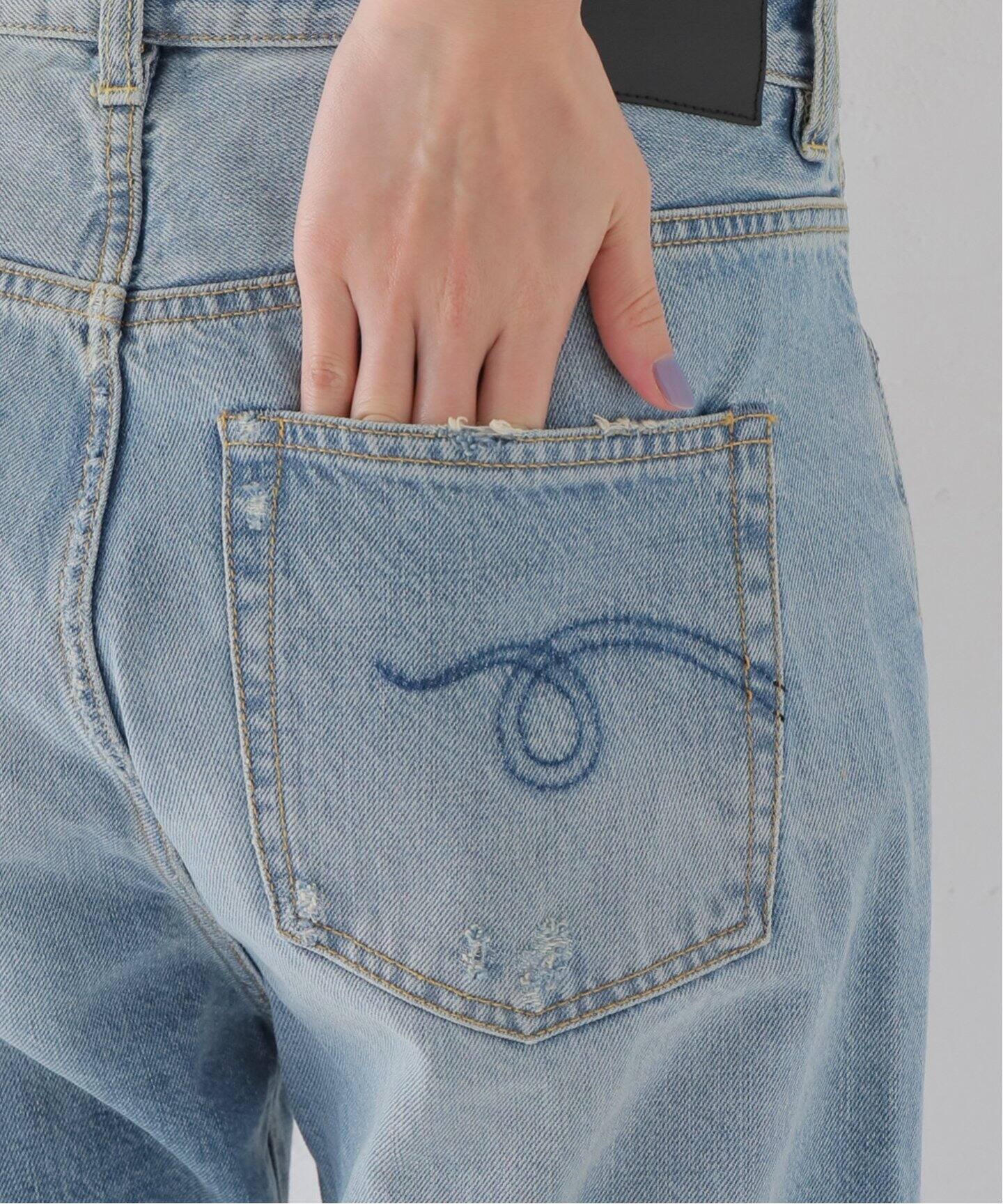 R13/アールサーティーン】TAILORED DROP JEANS（デニムパンツ 