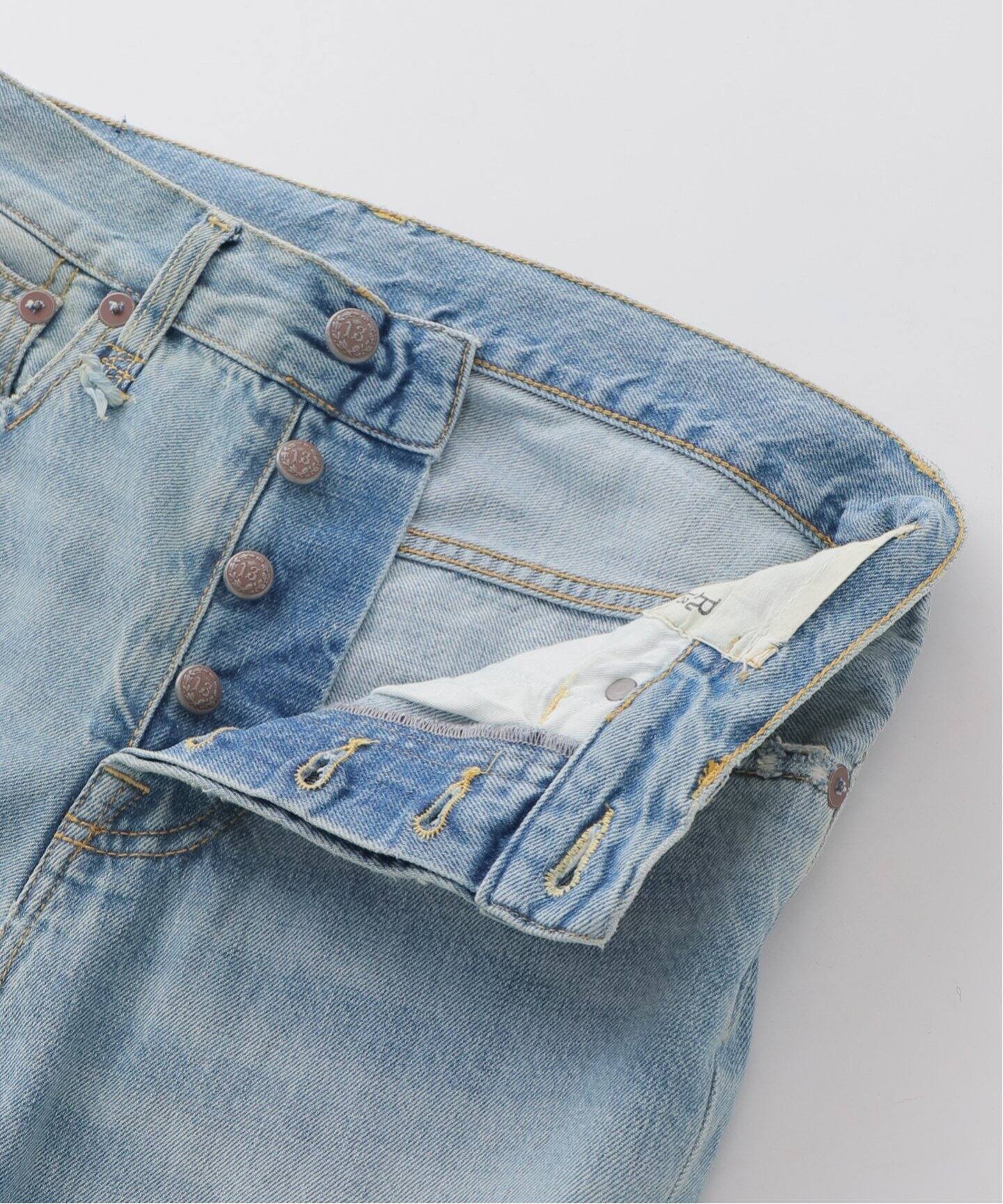 R13/アールサーティーン】TAILORED DROP JEANS（デニムパンツ 