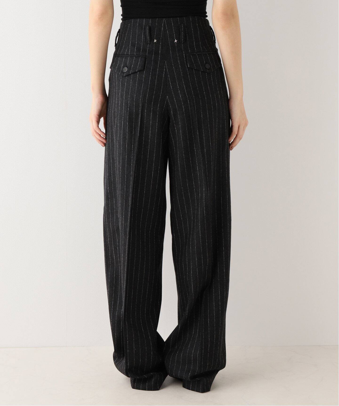 GOLDEN GOOSE/ゴールデン グース】 PINSTRIPE PANTS（スラックス）｜L 