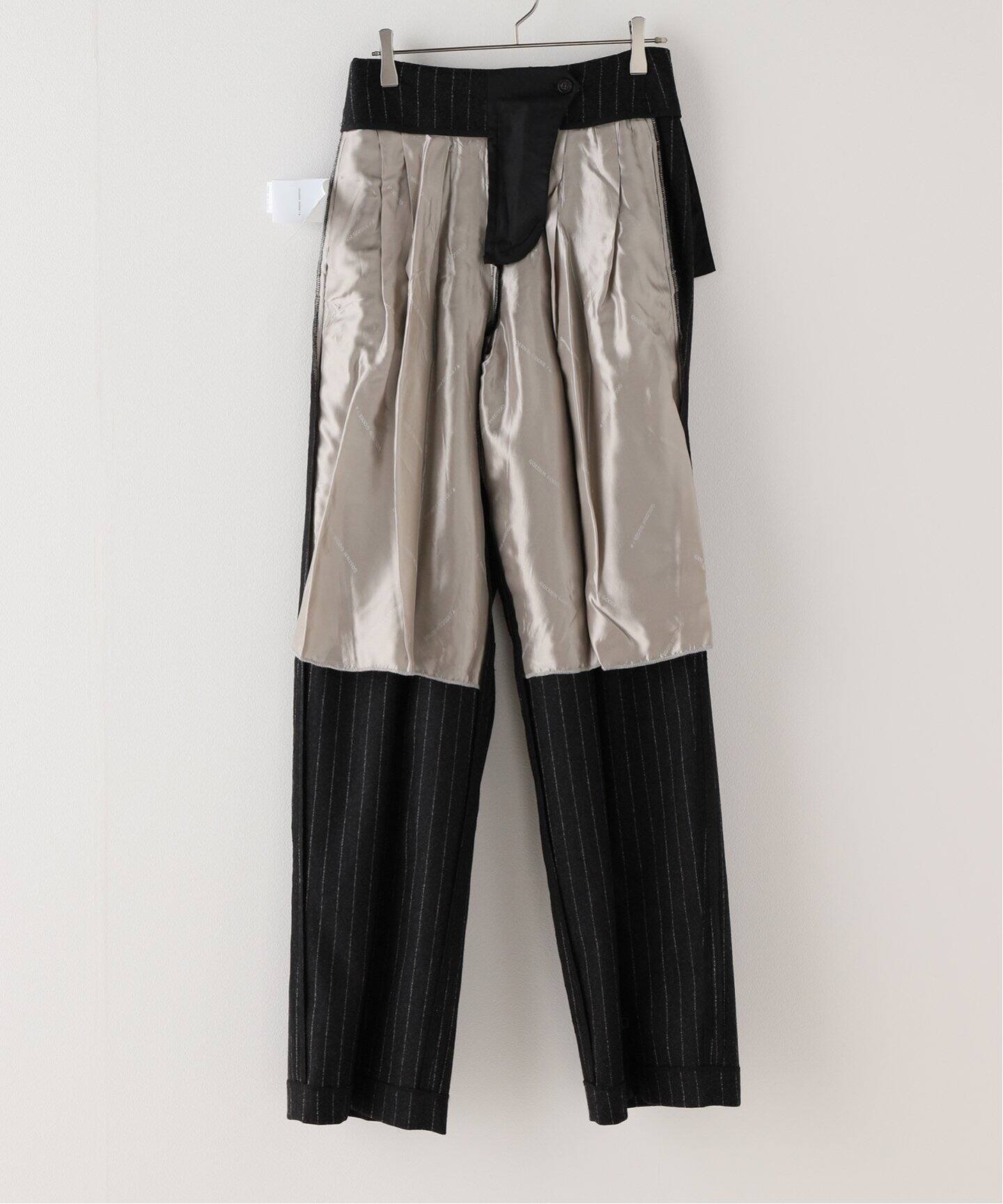 GOLDEN GOOSE/ゴールデン グース】 PINSTRIPE PANTS（スラックス）｜L 