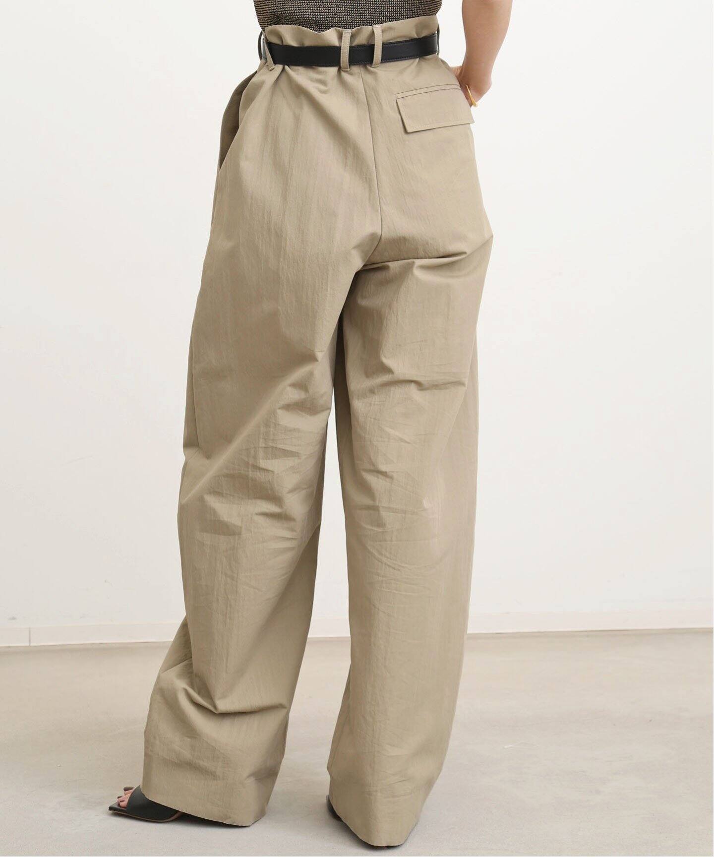 STUDIO NICHOLSON/スタジオ ニコルソン】DOUBLE PLEAT PANTS 