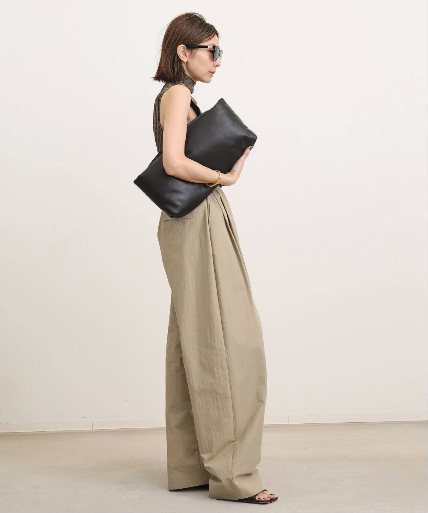 STUDIO NICHOLSON/スタジオ ニコルソン】DOUBLE PLEAT PANTS 