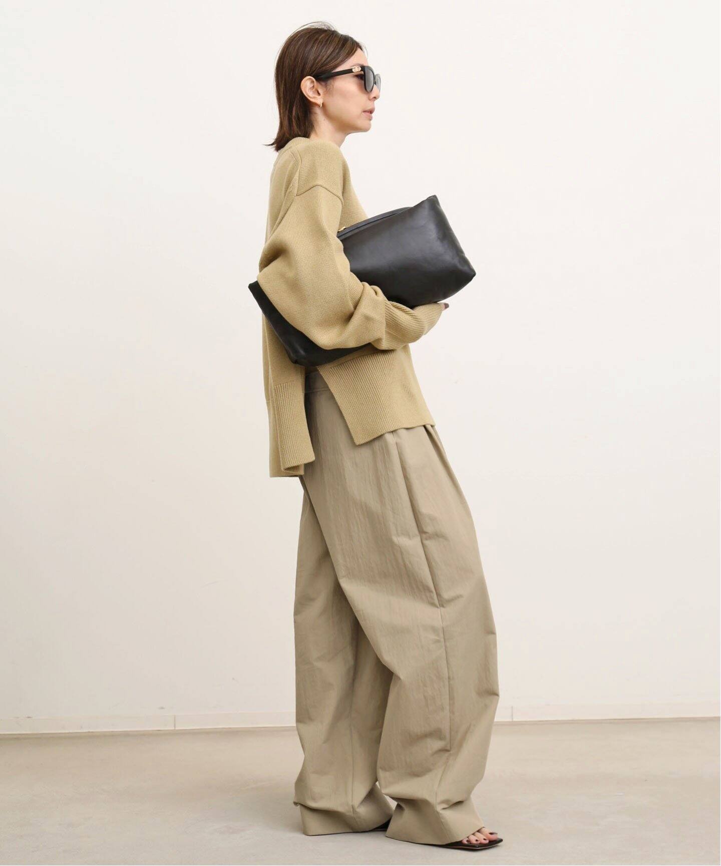 STUDIO NICHOLSON/スタジオ ニコルソン】DOUBLE PLEAT PANTS 