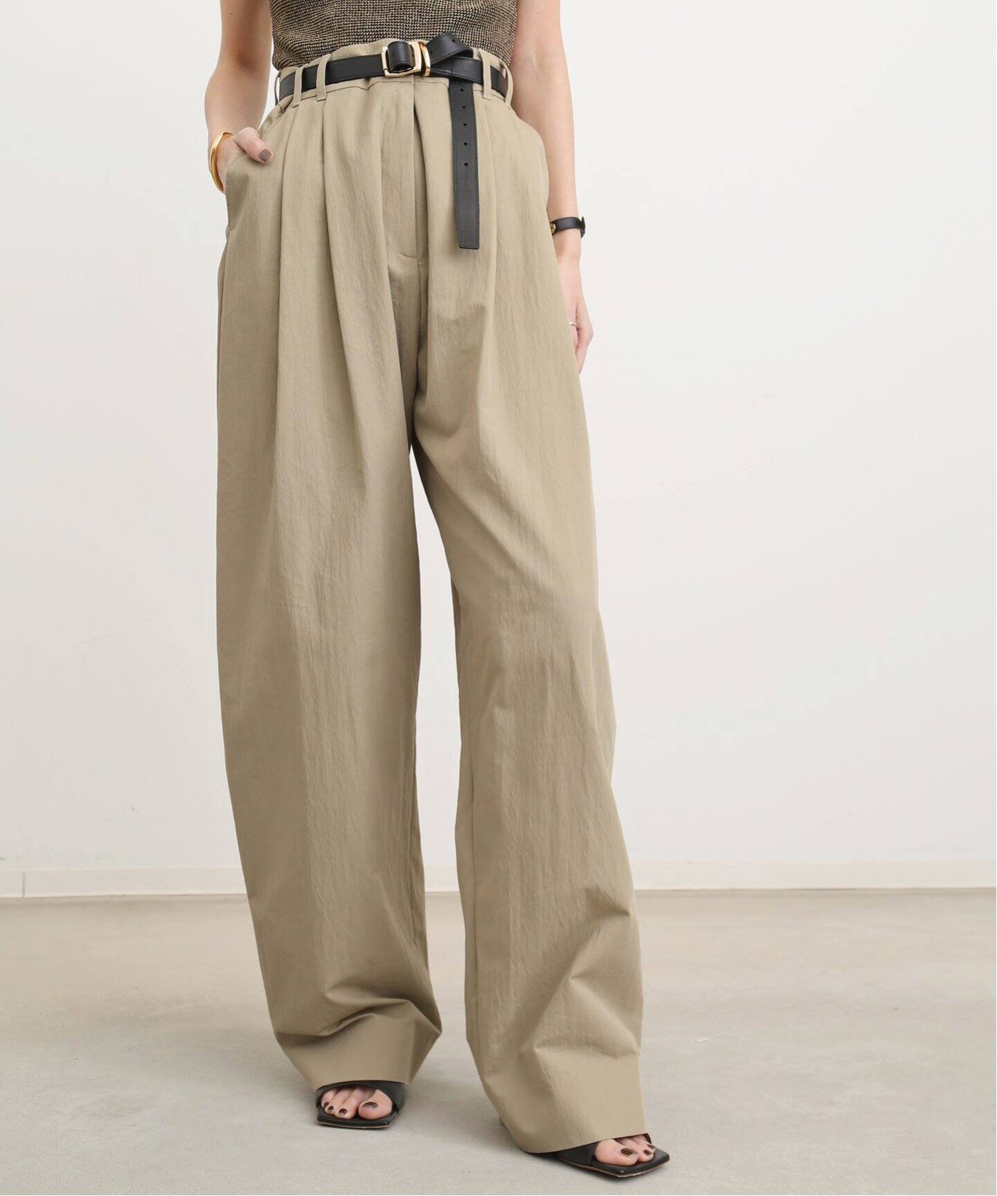 STUDIO NICHOLSON VOLUME 締切ら PANT TAN サイズ0