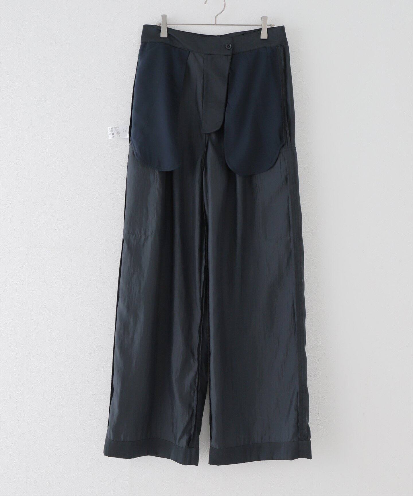 TIBI/ティビ】SHINY NYLON PLEATED STELLA CARGO PANTS（カーゴパンツ  