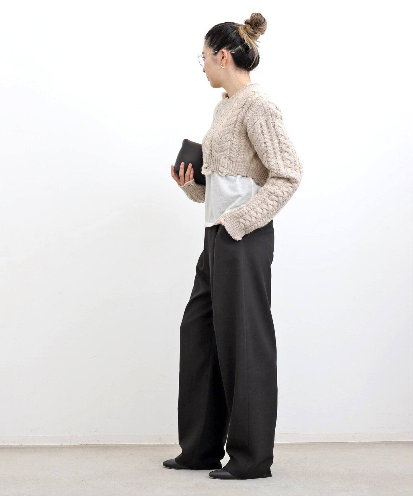 LA COLLECTION/ラコレクション】 TAPERD WIDE PT（スラックス）｜L 