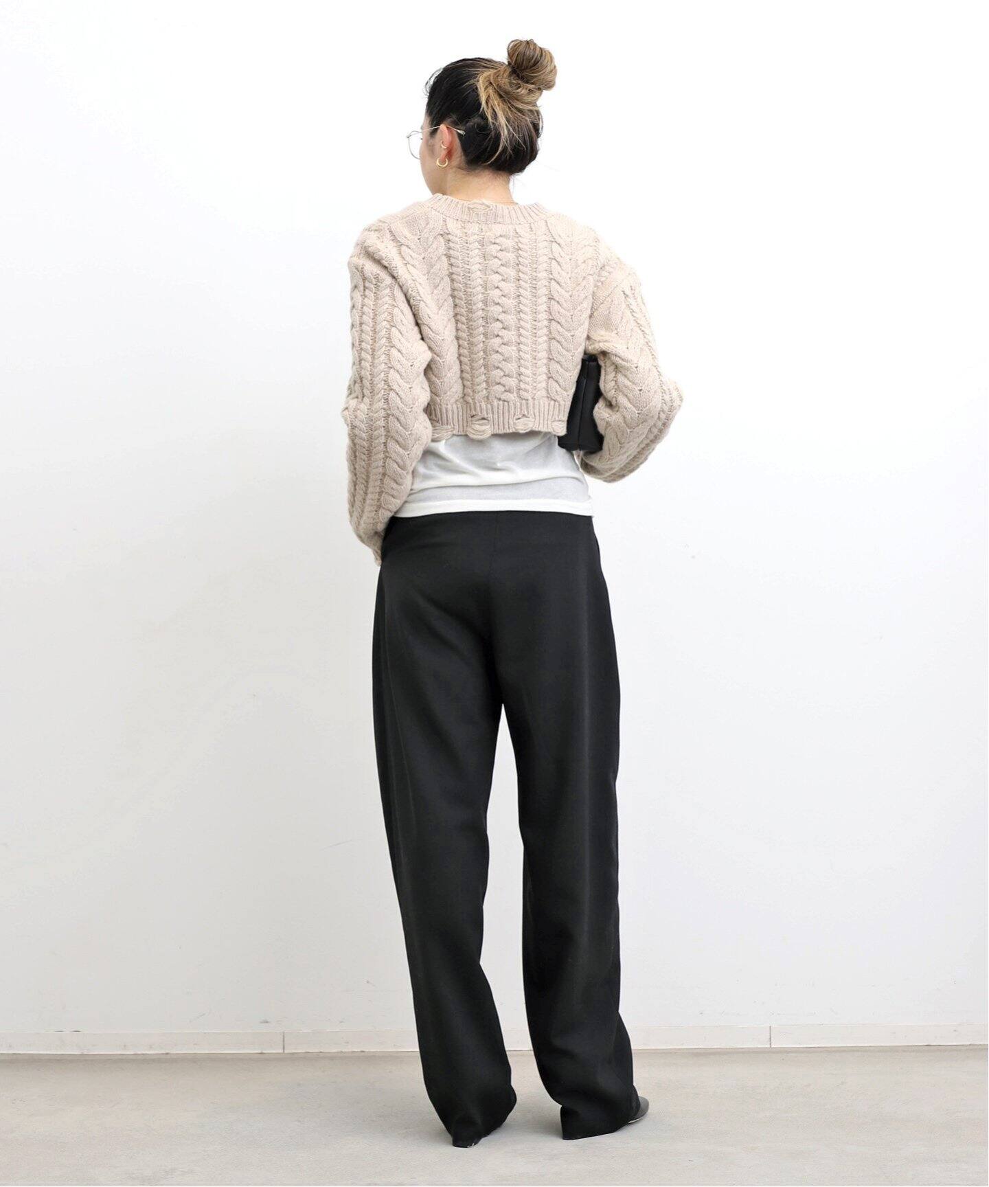 LA COLLECTION/ラコレクション】 TAPERD WIDE PT（スラックス）｜L 
