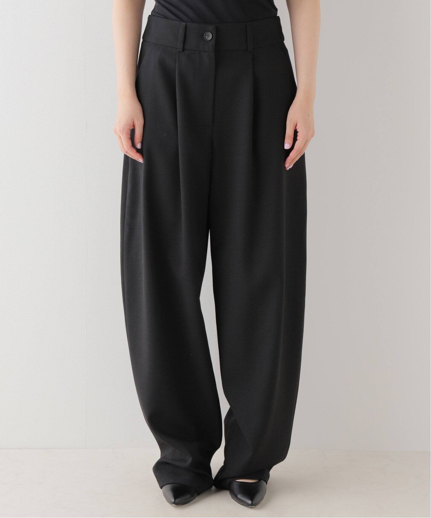 LA COLLECTION/ラコレクション】 TAPERD WIDE PT（スラックス）｜L 