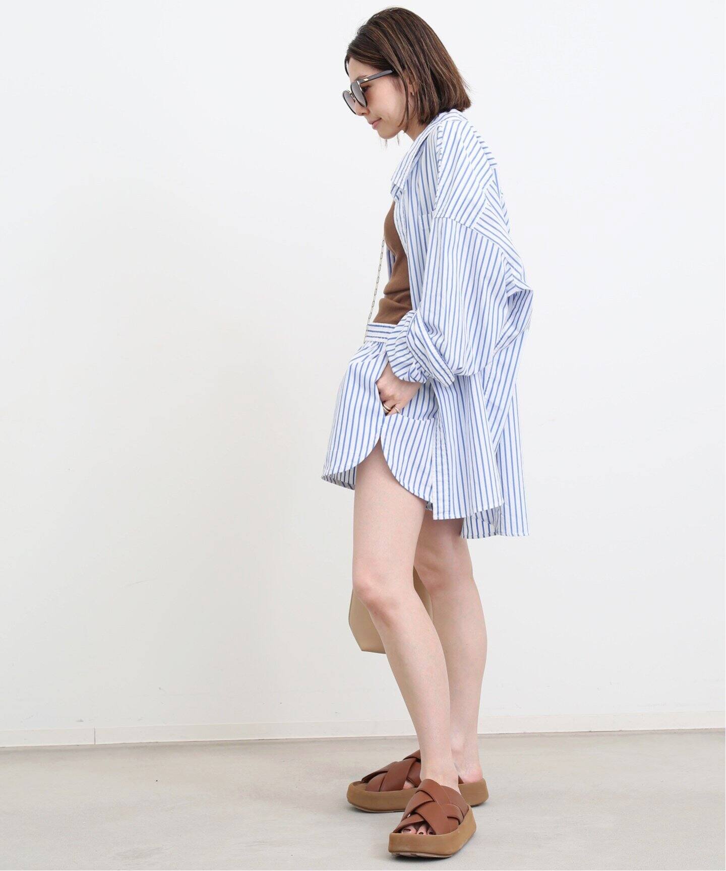 DENIMIST/デニミスト】PAJAMAS SHORTS（スラックス）｜L 