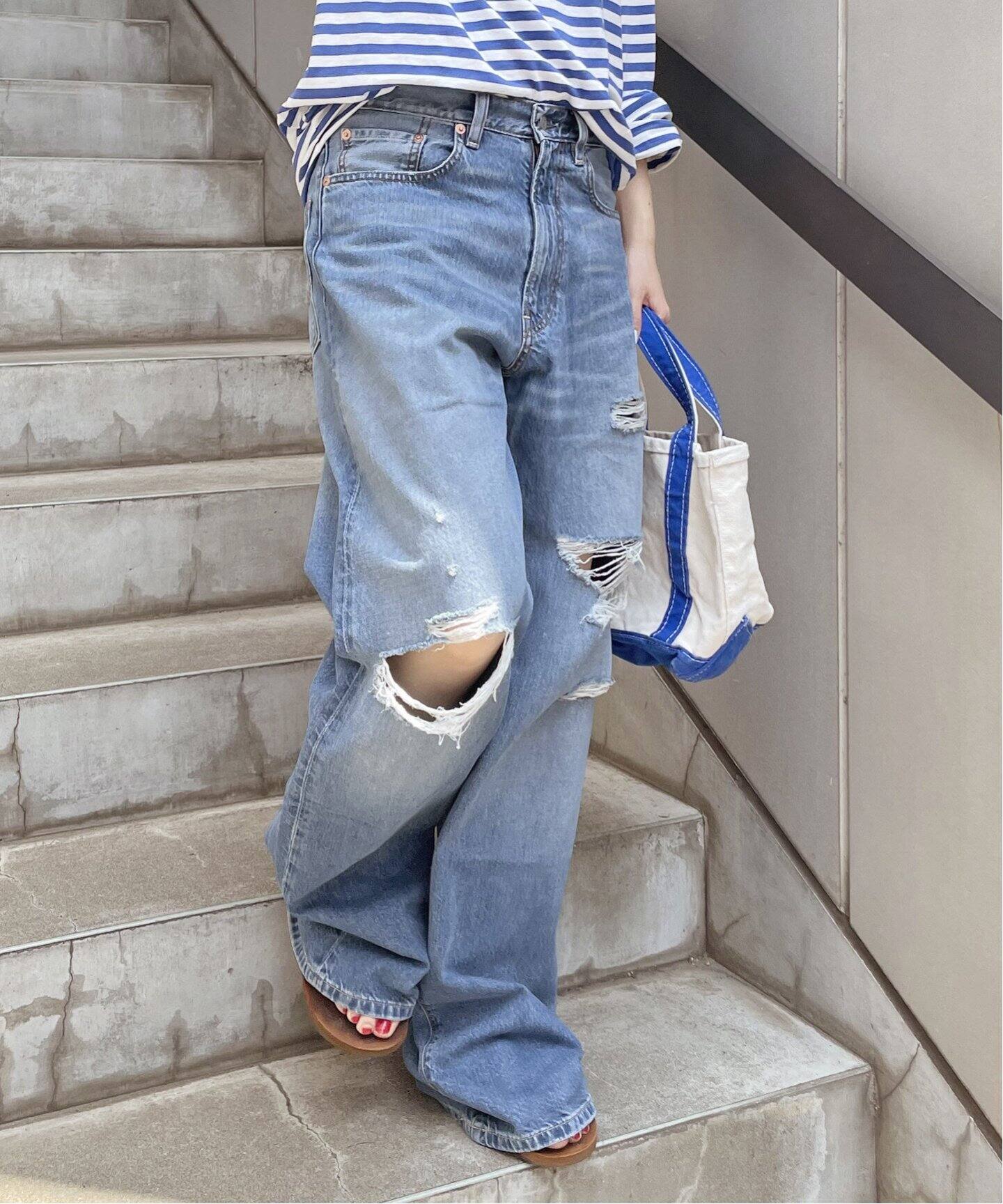 DENIMIST/デニミスト】 TERI WIDELEG JEANS（デニムパンツ・ジーンズ  