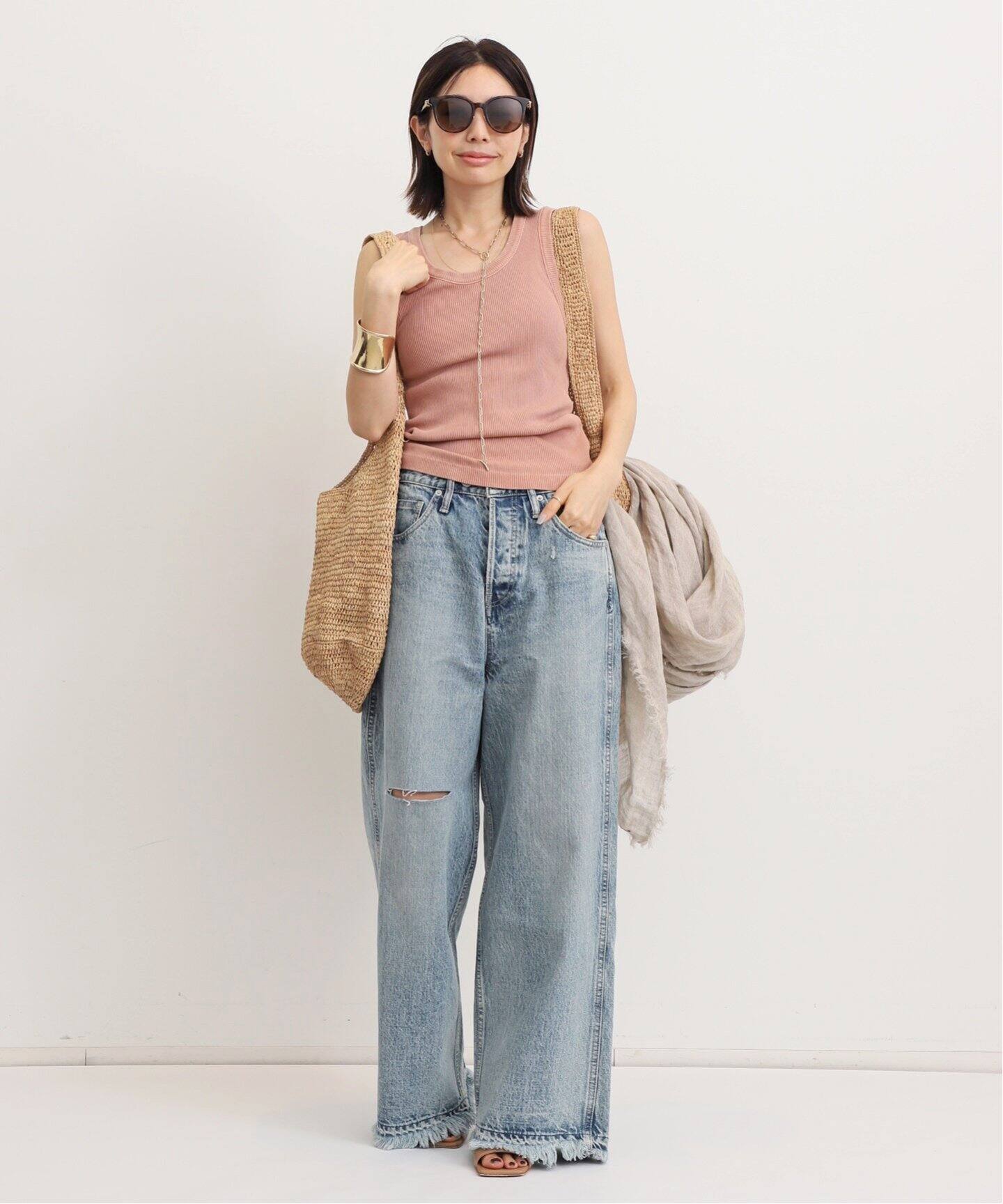 GOOD GRIEF!/グッドグリーフ】 2way Baggy Denim（デニムパンツ 