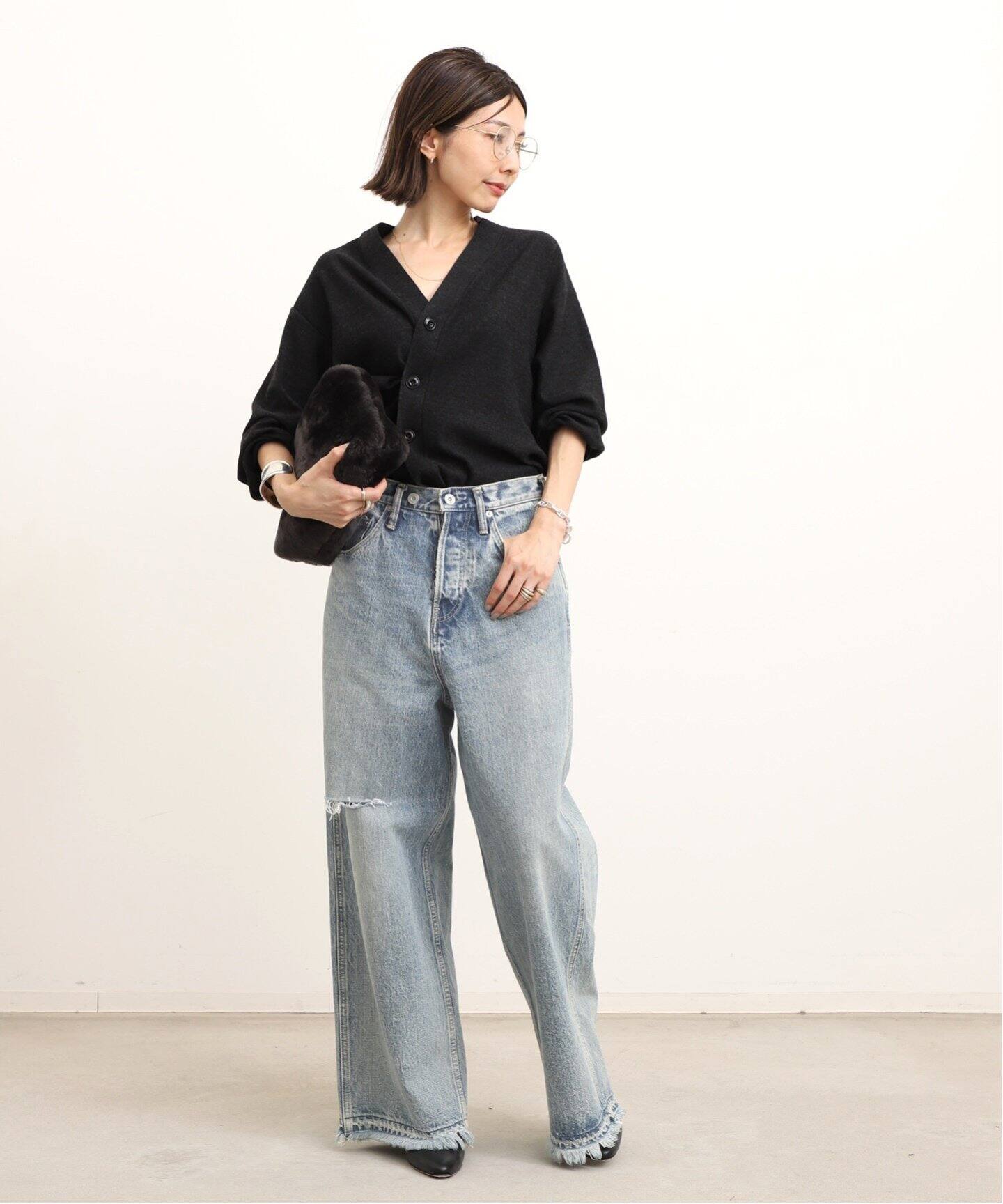 GOOD GRIEF!/グッドグリーフ】 2way Baggy Denim（デニムパンツ  