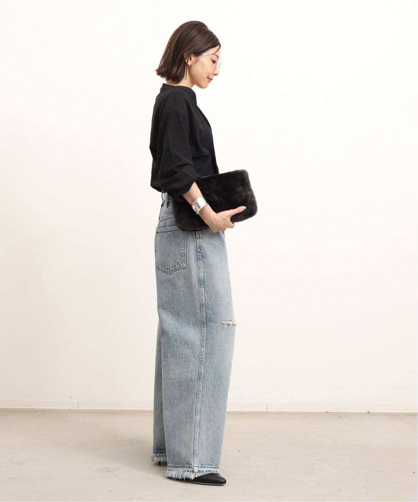 GOOD GRIEF!/グッドグリーフ】 2way Baggy Denim（デニムパンツ  