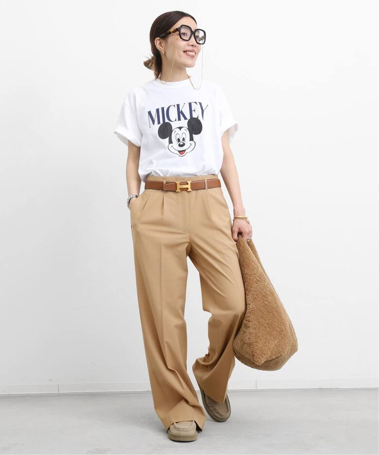 erne/エルネ】WIDE PANTS（スラックス）｜L 