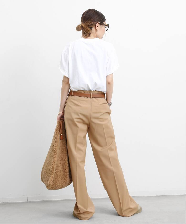 erne/エルネ】WIDE PANTS（スラックス）｜L 