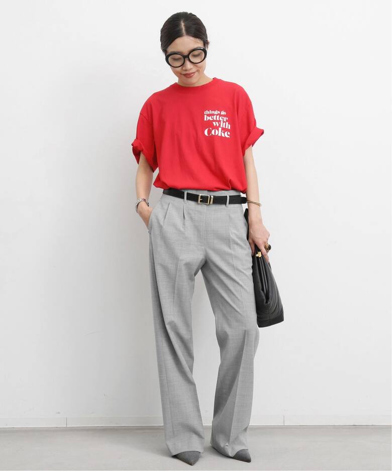 erne/エルネ】WIDE PANTS（スラックス）｜L 