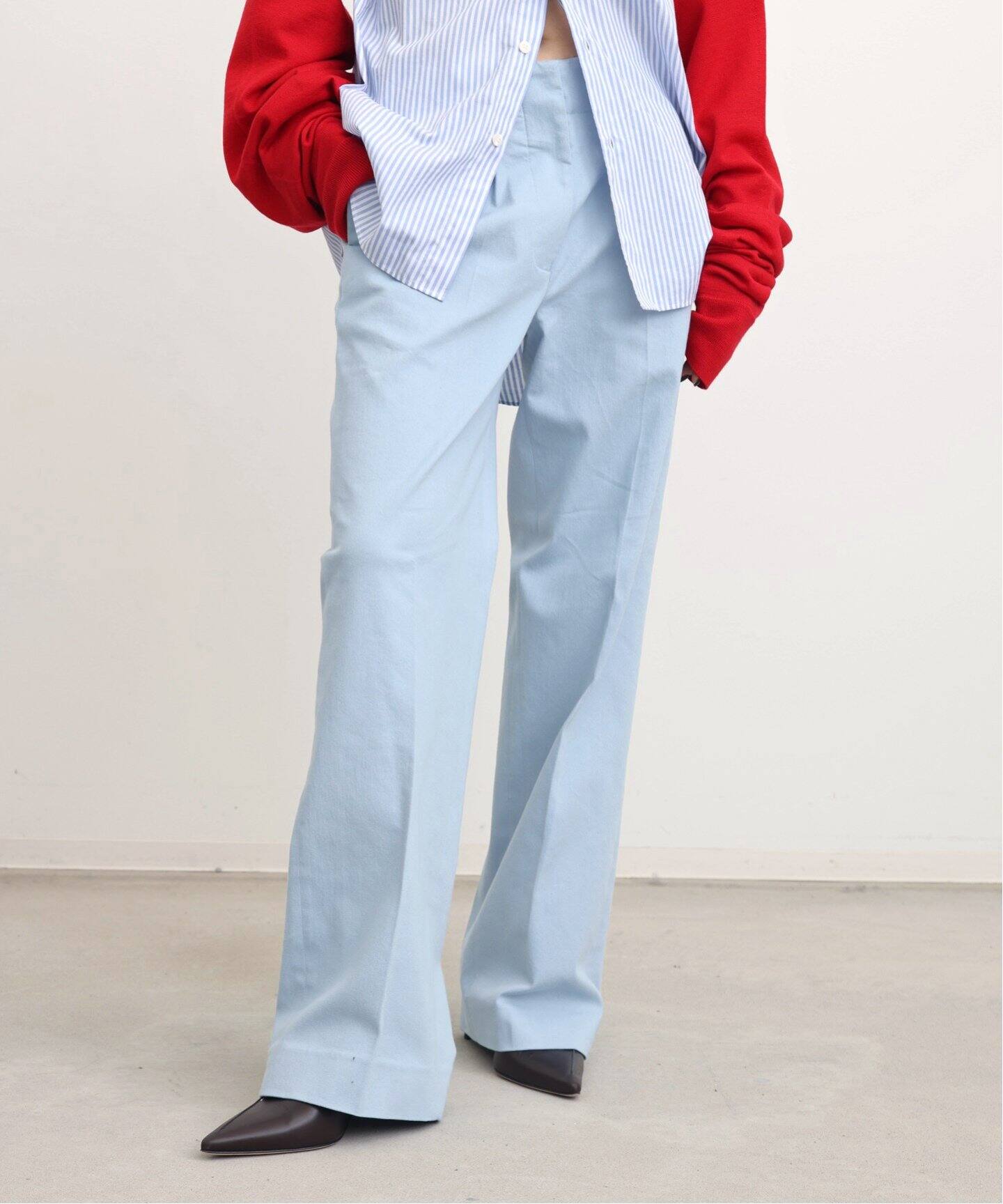 erne/エルネ】WIDE PANTS（スラックス）｜L 