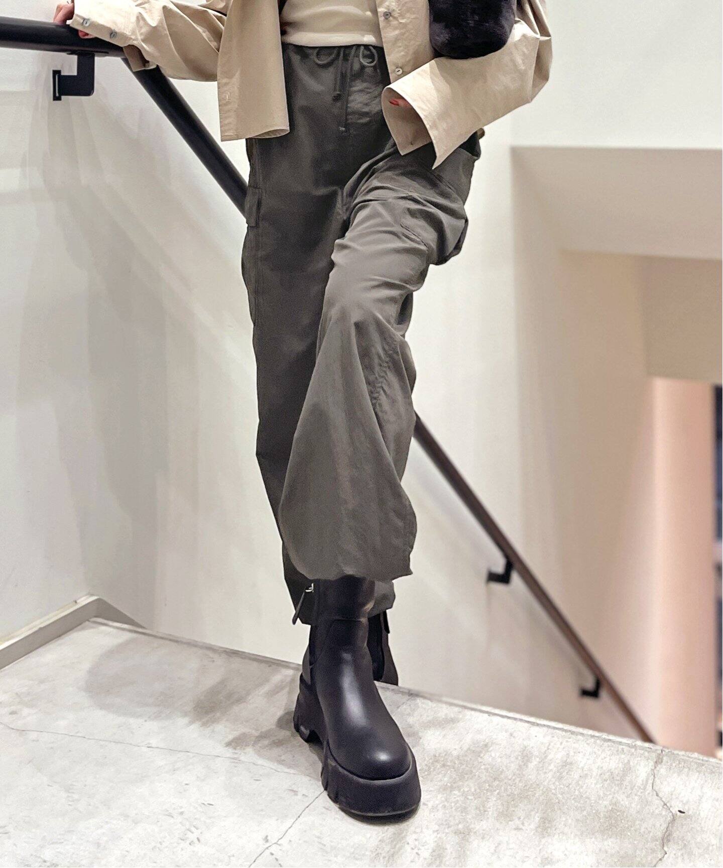 AMERICANA/アメリカーナ】 Nylon Cargo Pants（カーゴパンツ）｜L 