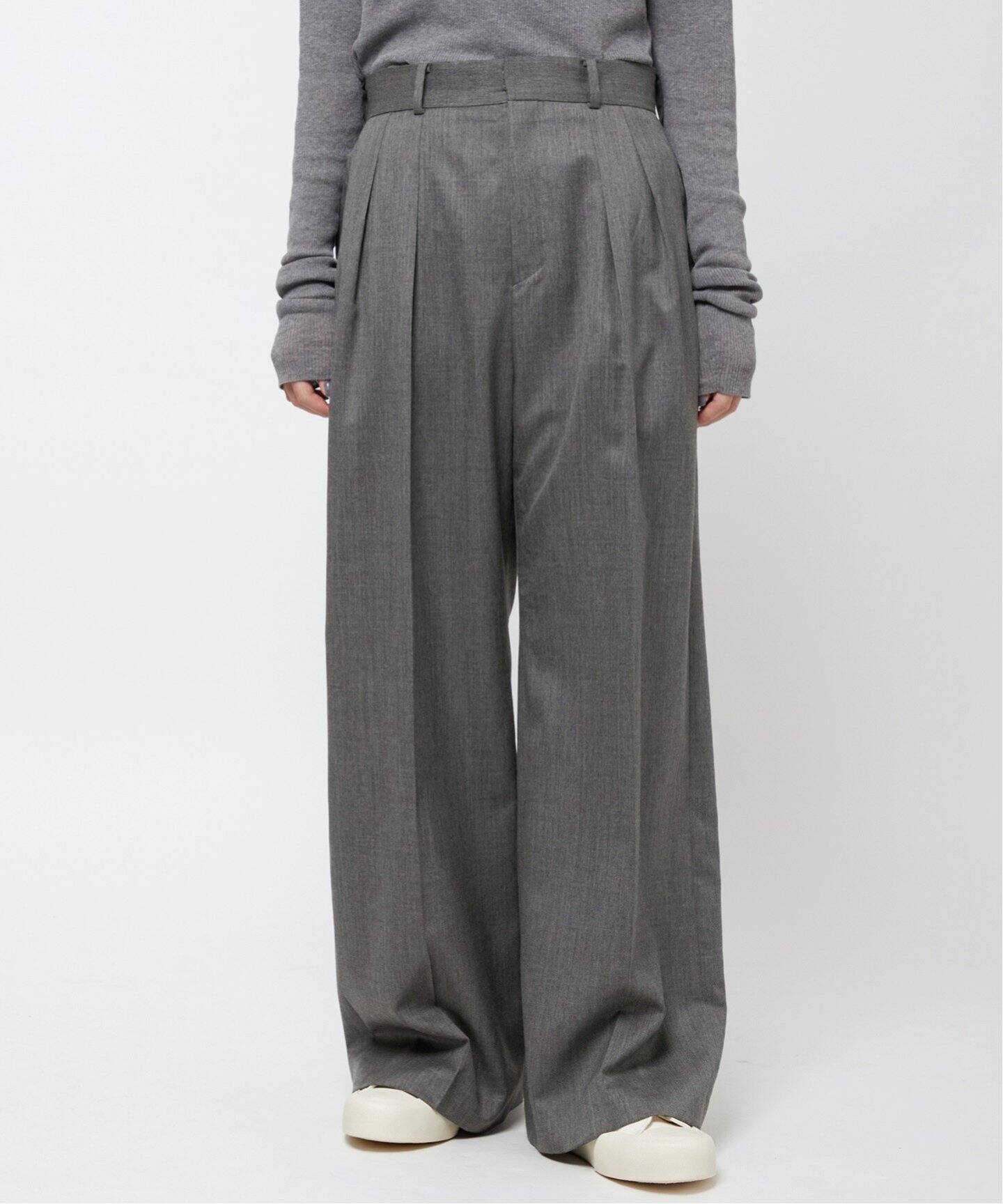 New High-waisted wide Pants（スラックス）｜AP STUDIO（エーピー  