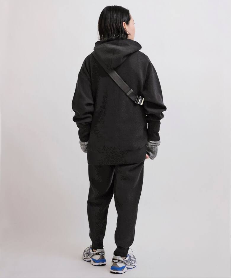 AP STUDIO☆Milled Knit Pants 新品 ニットパンツ 黒 