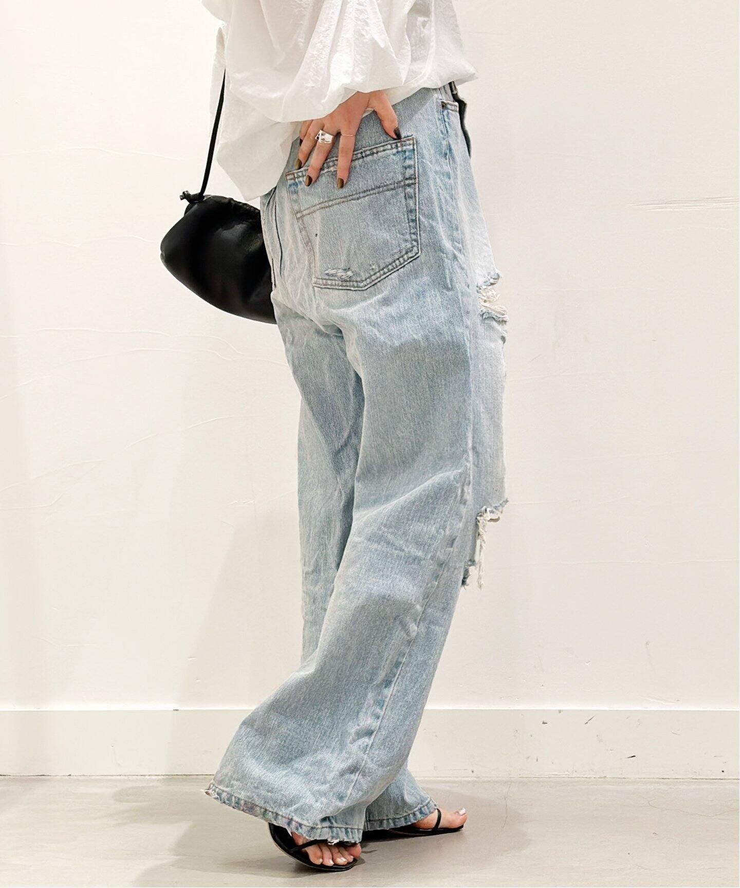 追加》アシンメトリーデニム（デニムパンツ・ジーンズ）｜AP STUDIO  