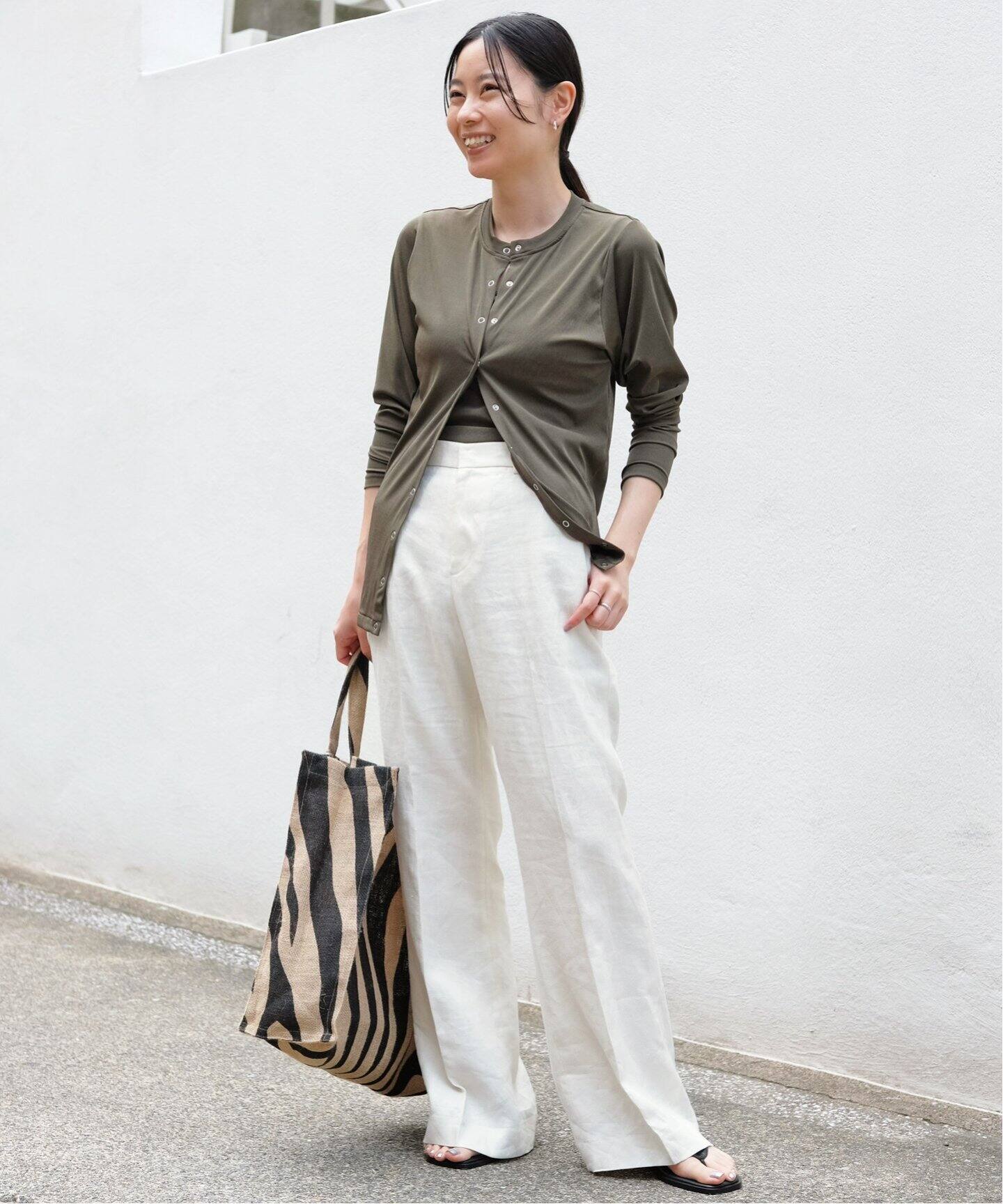 リネンパンツ（スラックス）｜AP STUDIO（エーピーストゥディオ）の  