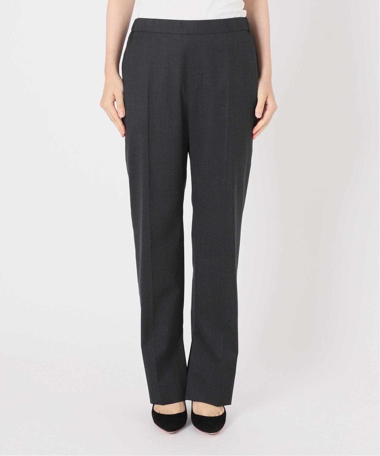 Wool polyester Inside slit Pants（スラックス）｜AP STUDIO 