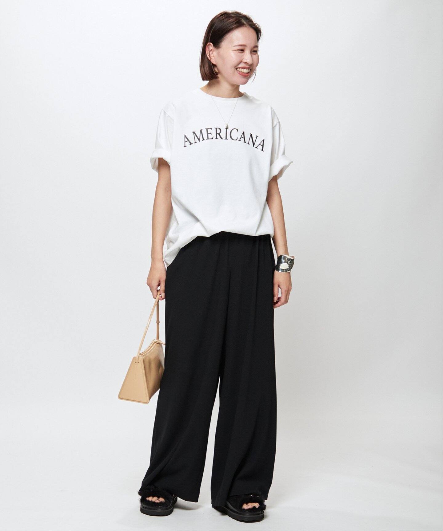 リラックスワイドパンツ（その他パンツ）｜AP STUDIO（エーピー 