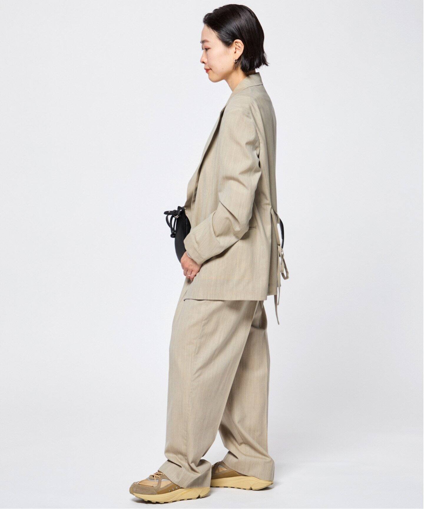 CINOH / チノ】tuck slacks（スラックス）｜AP STUDIO（エーピー 