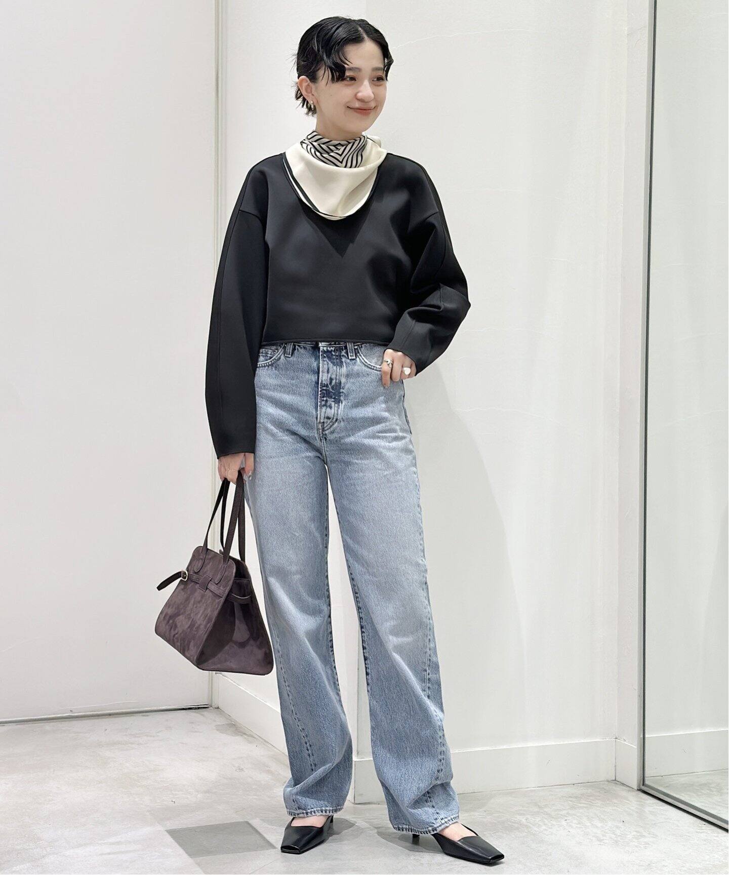 TOTEME/トーテム】TWISTED SEAM DENIM FULL LENGTH（デニムパンツ 