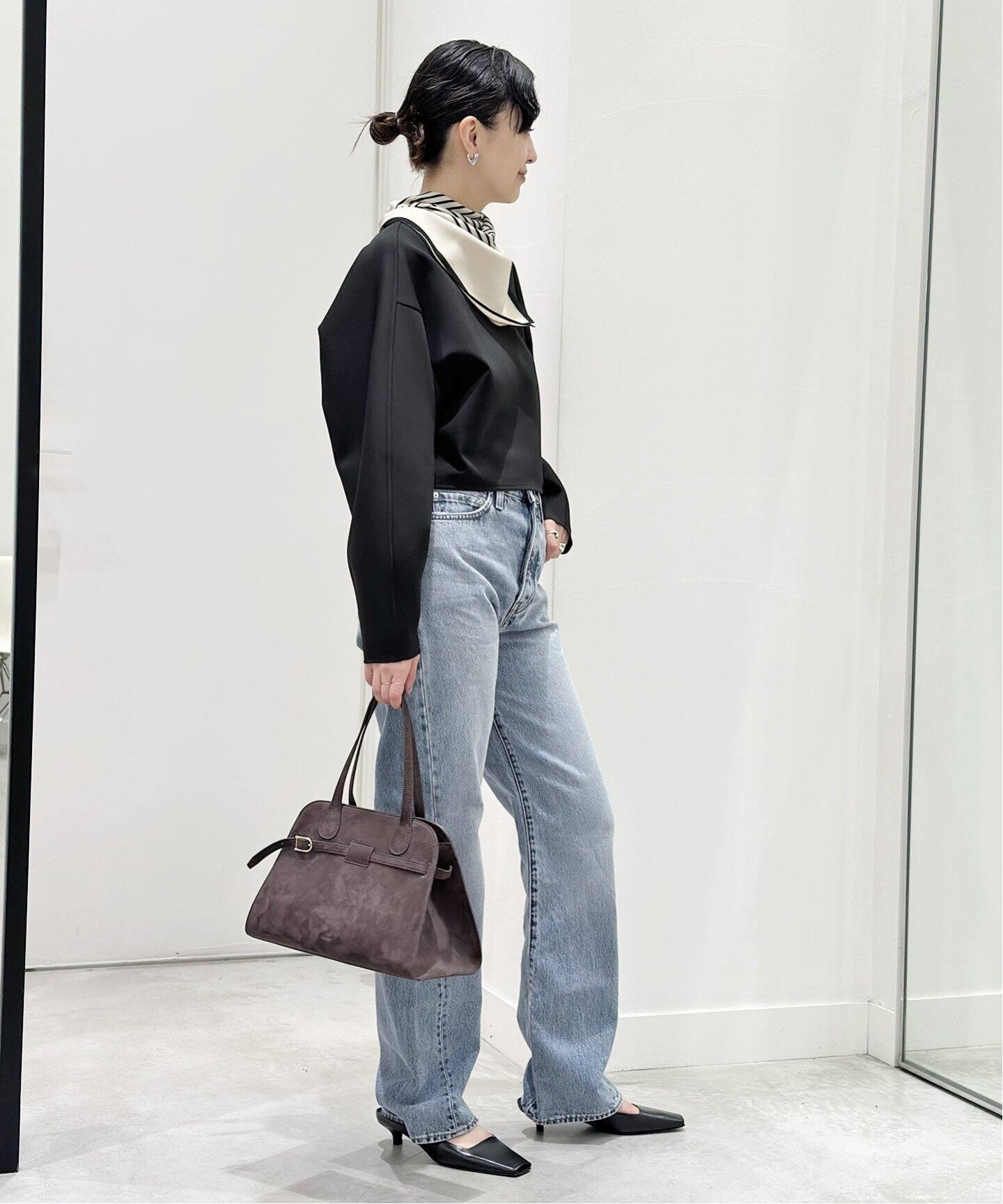 TOTEME/トーテム】TWISTED SEAM DENIM FULL LENGTH（デニムパンツ 