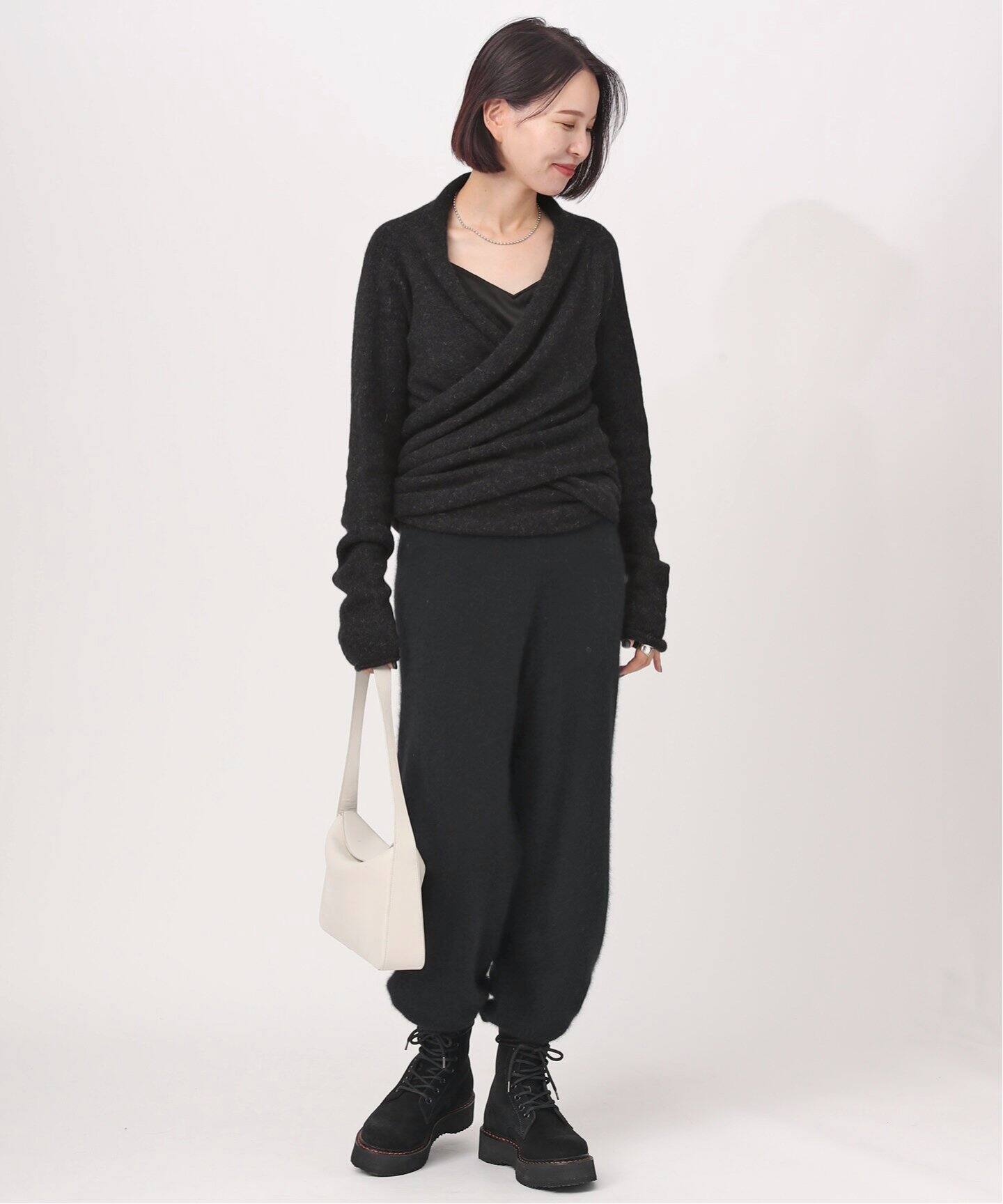 enrica/エンリカ】ラクーンミックス ニットパンツ（その他パンツ）｜AP 